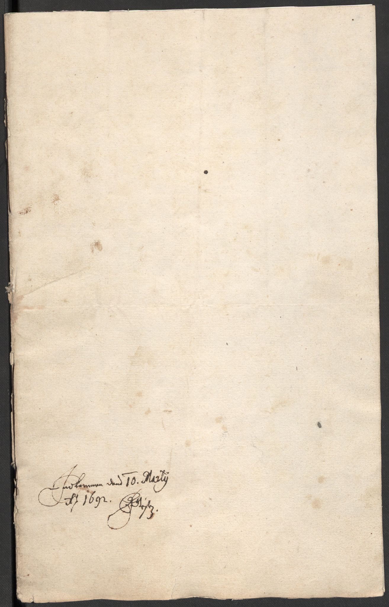 Rentekammeret inntil 1814, Reviderte regnskaper, Fogderegnskap, RA/EA-4092/R35/L2089: Fogderegnskap Øvre og Nedre Telemark, 1690-1692, p. 9