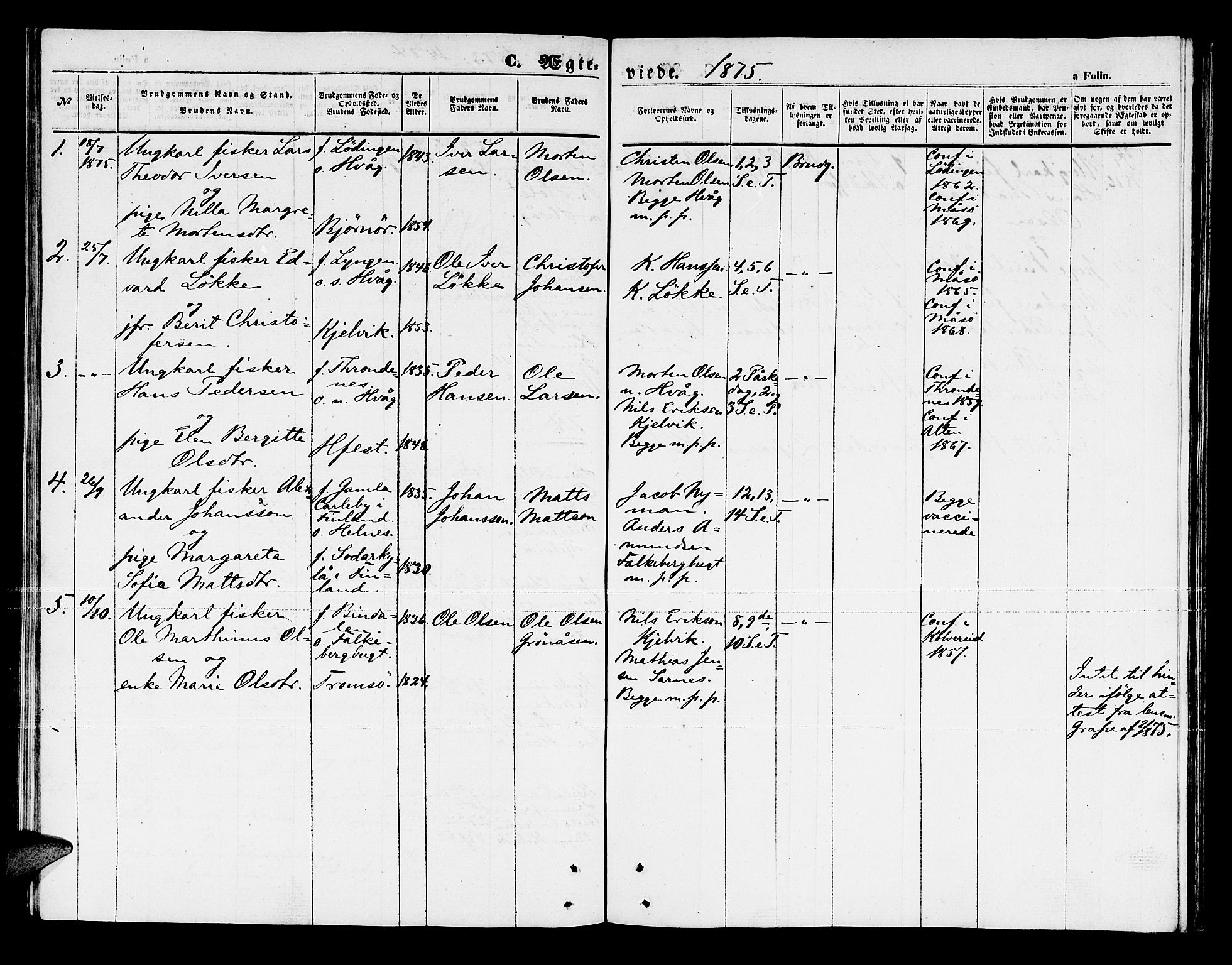 Måsøy sokneprestkontor, SATØ/S-1348/H/Hb/L0003klokker: Parish register (copy) no. 3, 1861-1886