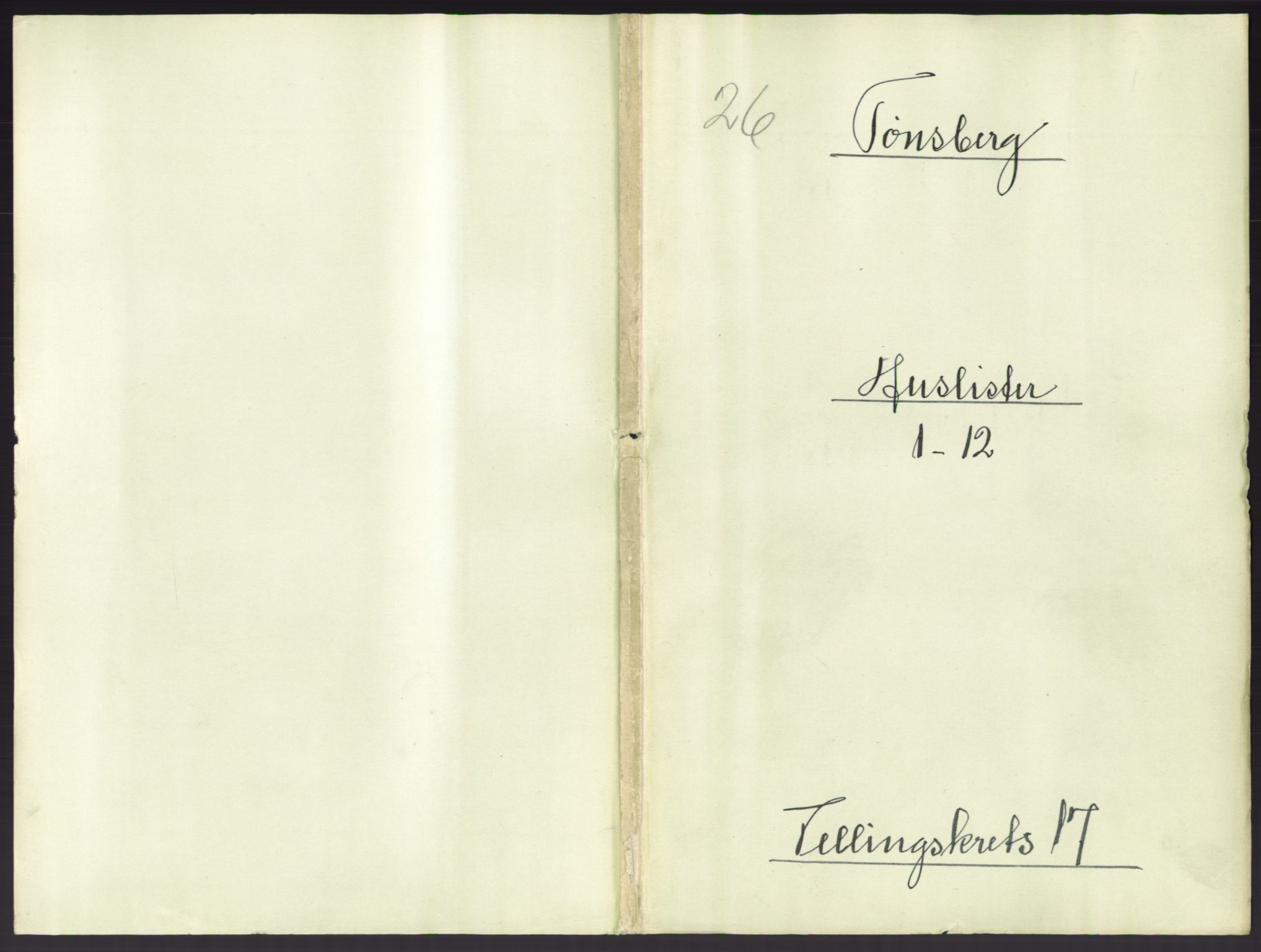 RA, 1891 census for 0705 Tønsberg, 1891, p. 596