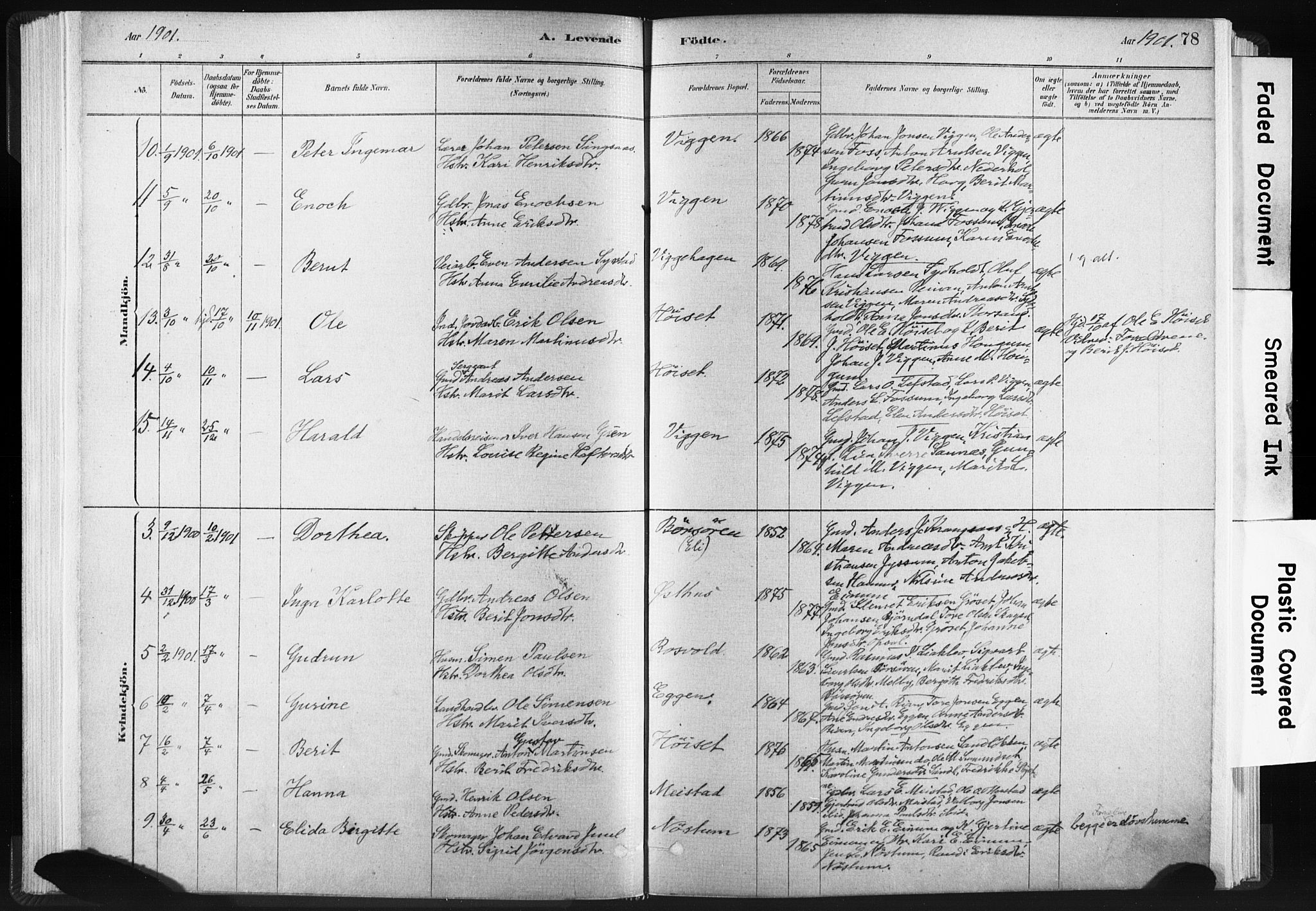 Ministerialprotokoller, klokkerbøker og fødselsregistre - Sør-Trøndelag, SAT/A-1456/665/L0773: Parish register (official) no. 665A08, 1879-1905, p. 78