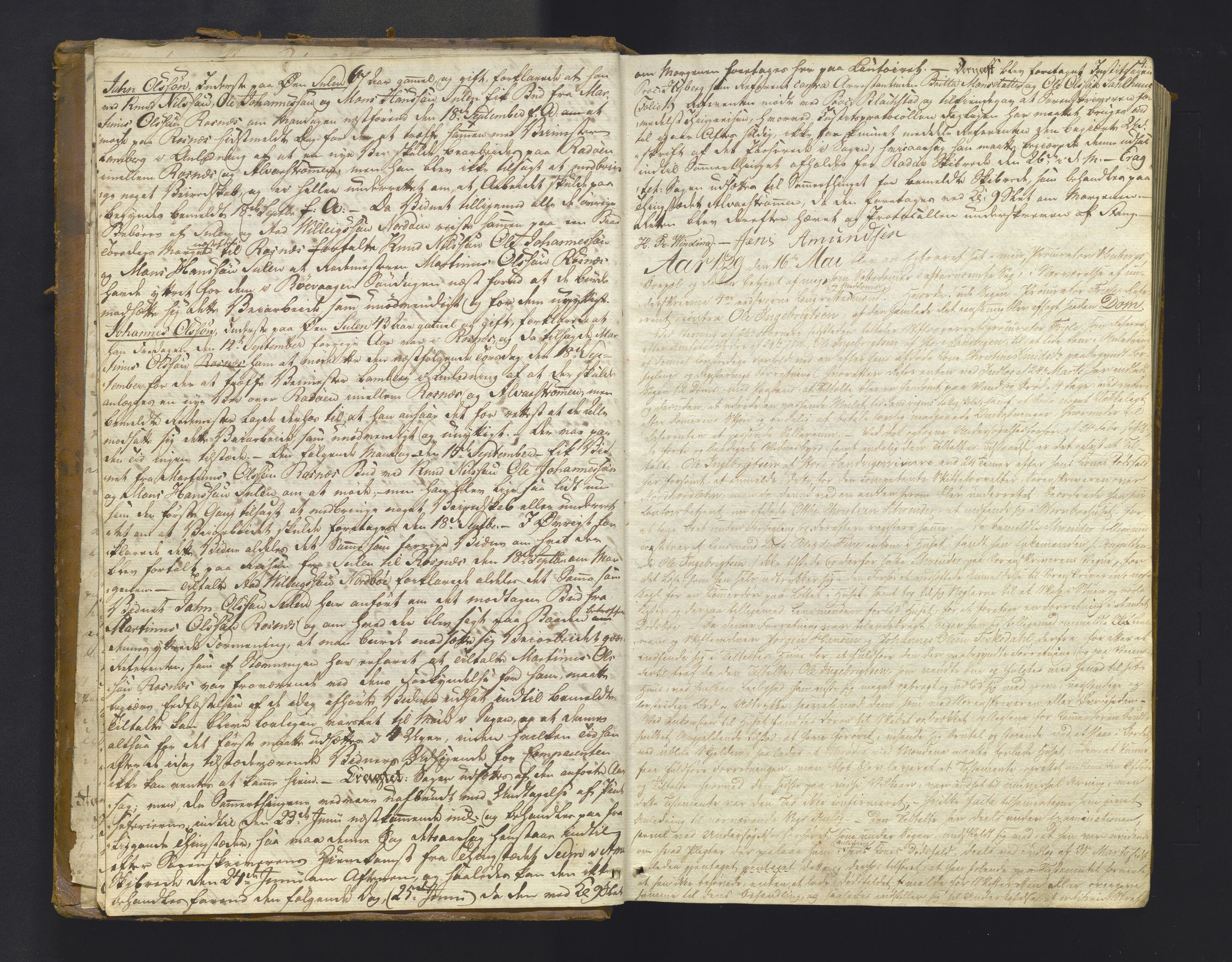 Nordhordland sorenskrivar, AV/SAB-A-2901/1/F/Fd/Fdc/L0001: Ekstrarettsprotkoller, offentlege sakar., 1829-1839, p. 3b-4a