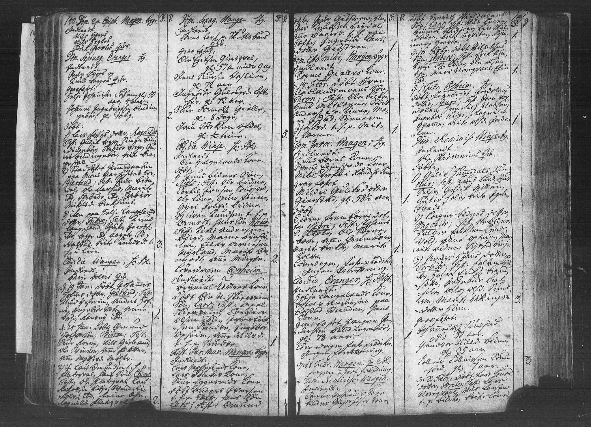 Voss sokneprestembete, SAB/A-79001/H/Haa: Parish register (official) no. A 8, 1752-1780, p. 140-141