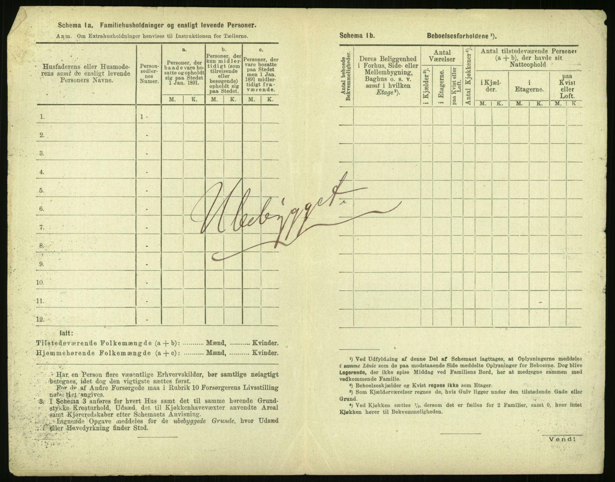 RA, 1891 census for 0301 Kristiania, 1891, p. 66364