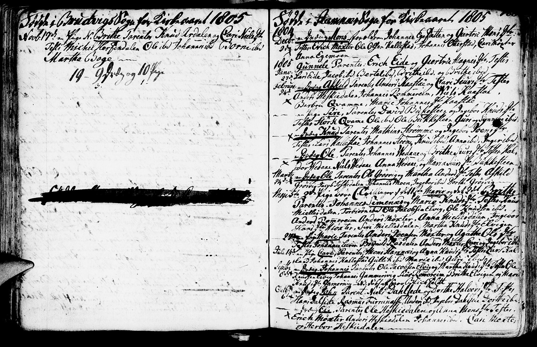 Haus sokneprestembete, AV/SAB-A-75601/H/Haa: Parish register (official) no. A 11, 1796-1816, p. 166