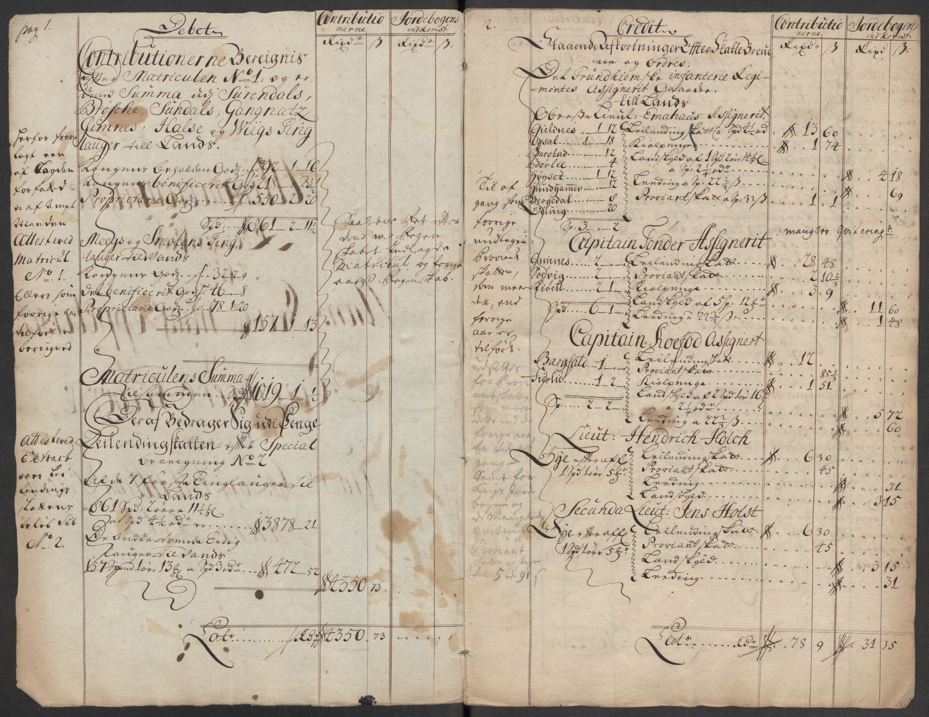 Rentekammeret inntil 1814, Reviderte regnskaper, Fogderegnskap, RA/EA-4092/R56/L3747: Fogderegnskap Nordmøre, 1713, p. 6