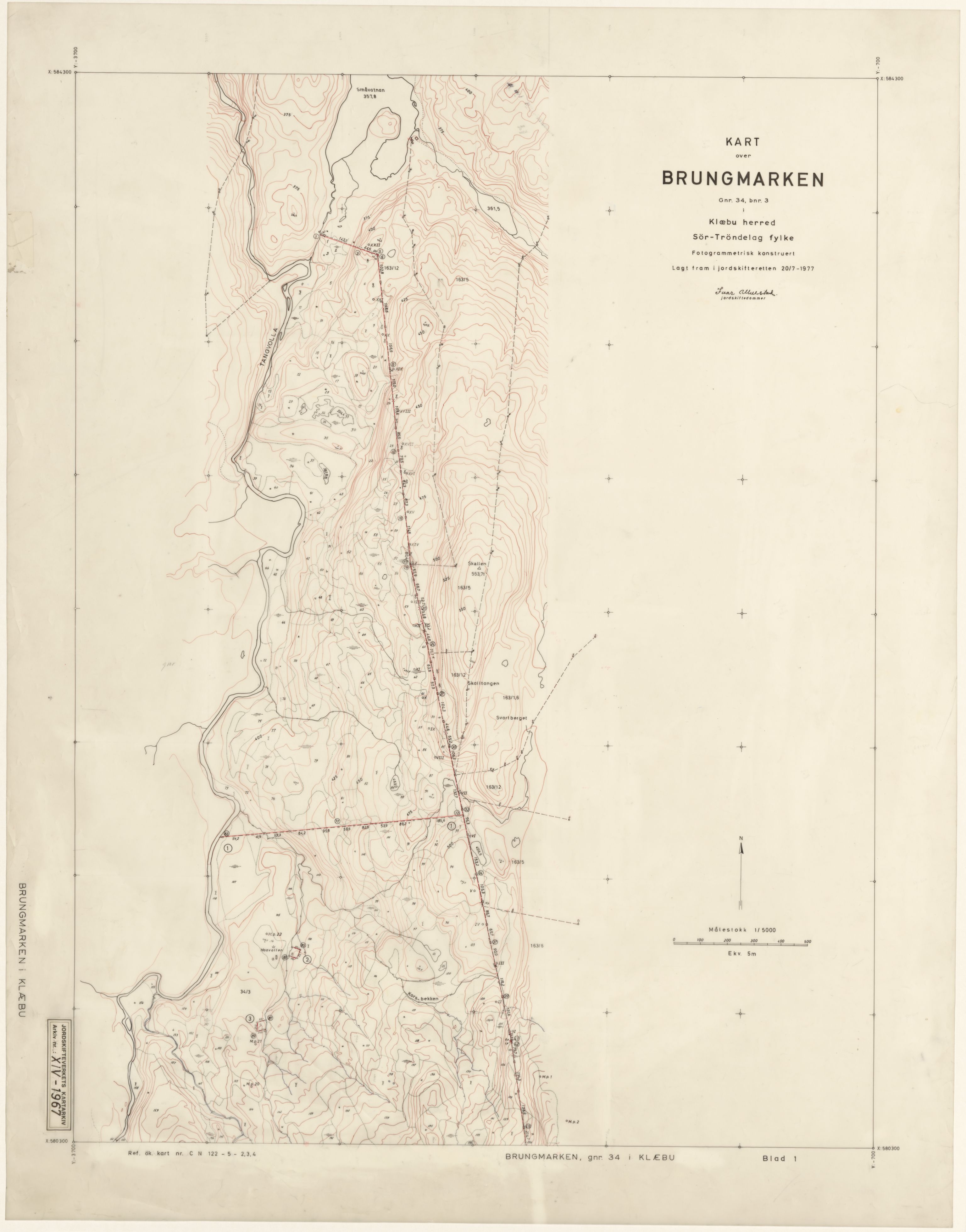 Jordskifteverkets kartarkiv, RA/S-3929/T, 1859-1988, p. 3080