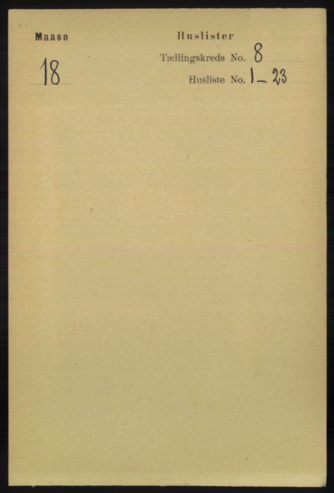 RA, 1891 census for 2018 Måsøy, 1891, p. 1498