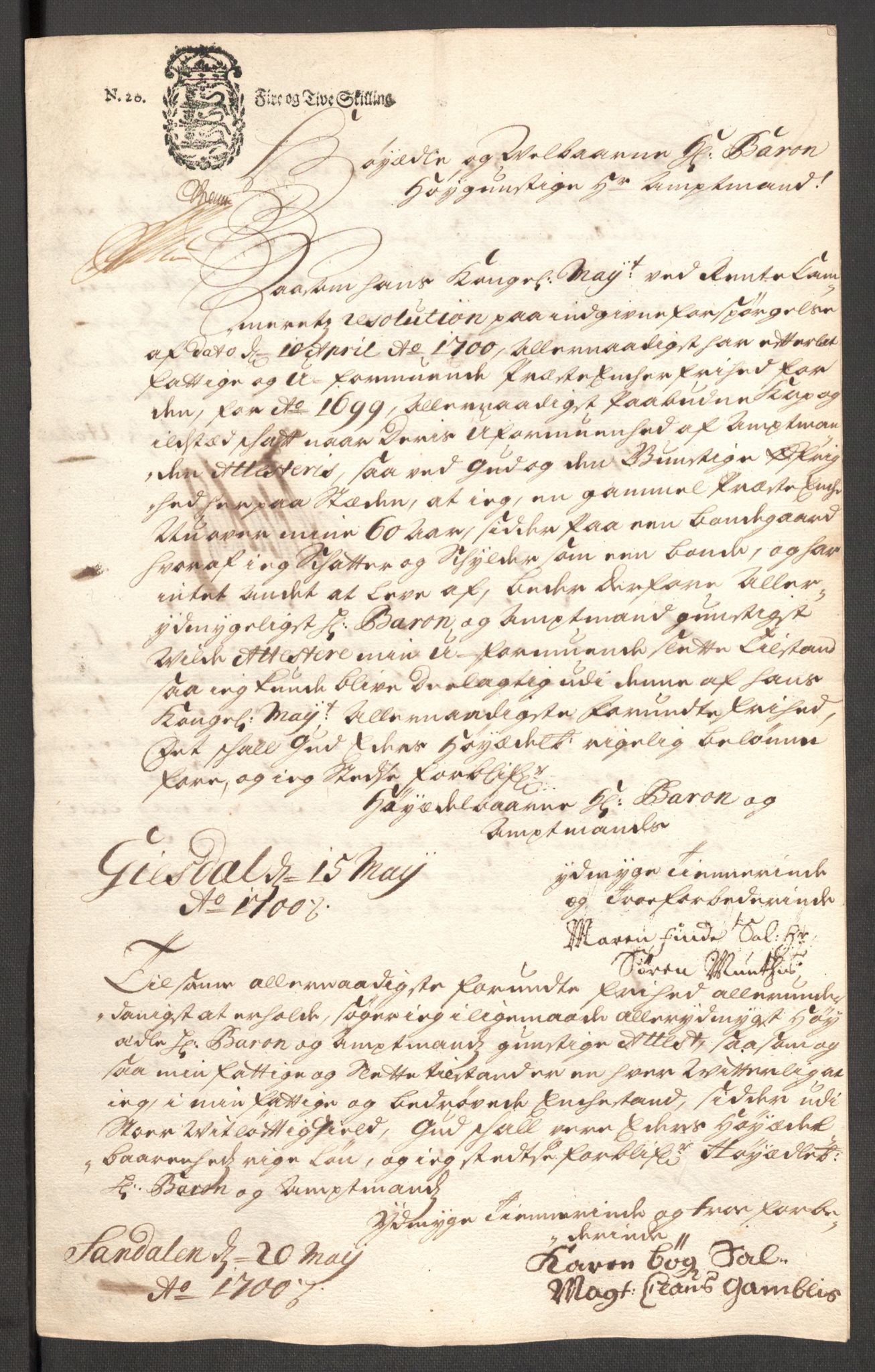 Rentekammeret inntil 1814, Reviderte regnskaper, Fogderegnskap, AV/RA-EA-4092/R53/L3424: Fogderegnskap Sunn- og Nordfjord, 1699, p. 404