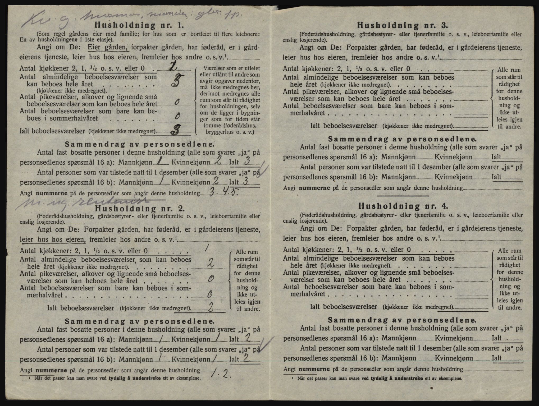 SAO, 1920 census for Aremark, 1920, p. 672