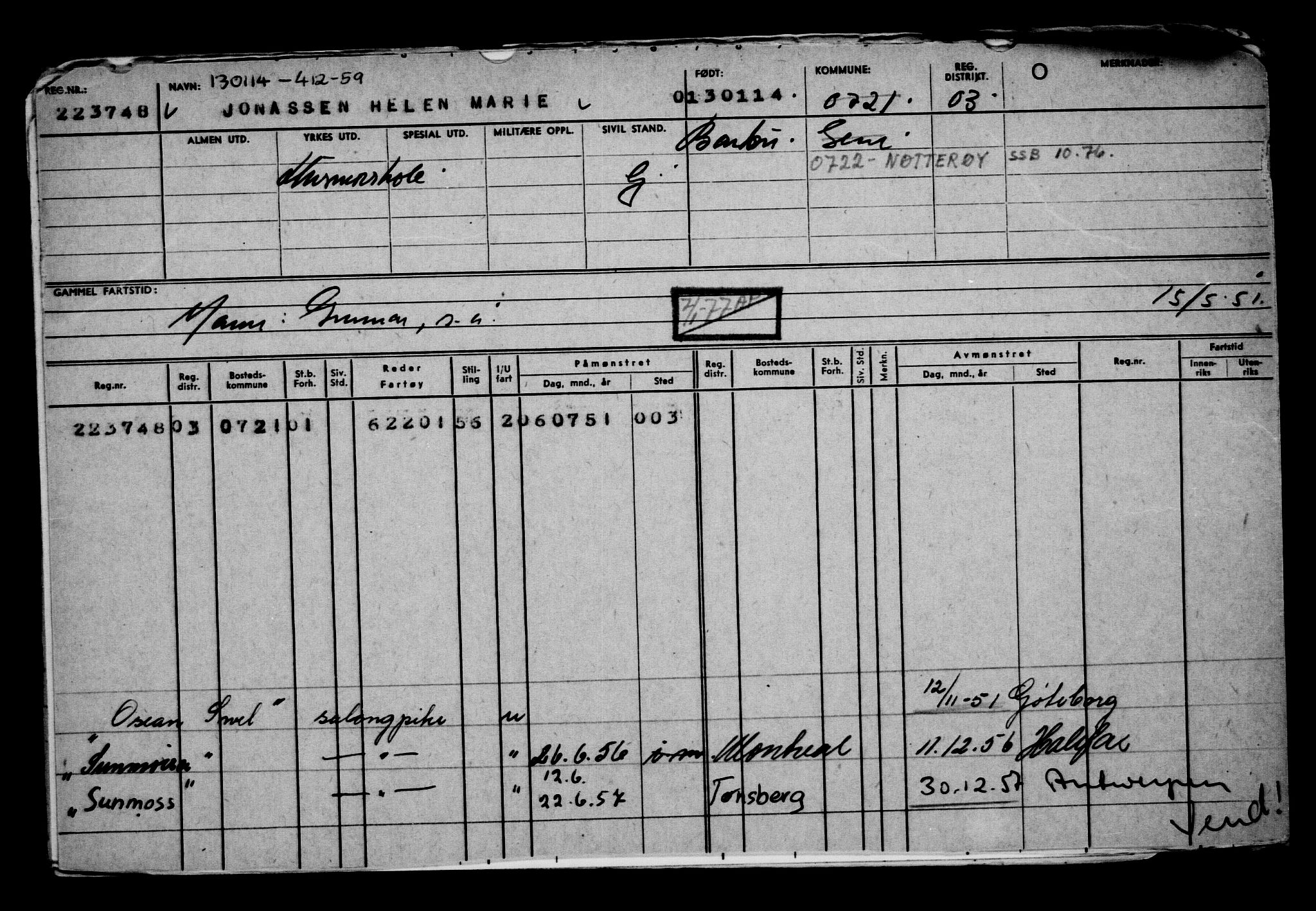Direktoratet for sjømenn, AV/RA-S-3545/G/Gb/L0118: Hovedkort, 1914, p. 25