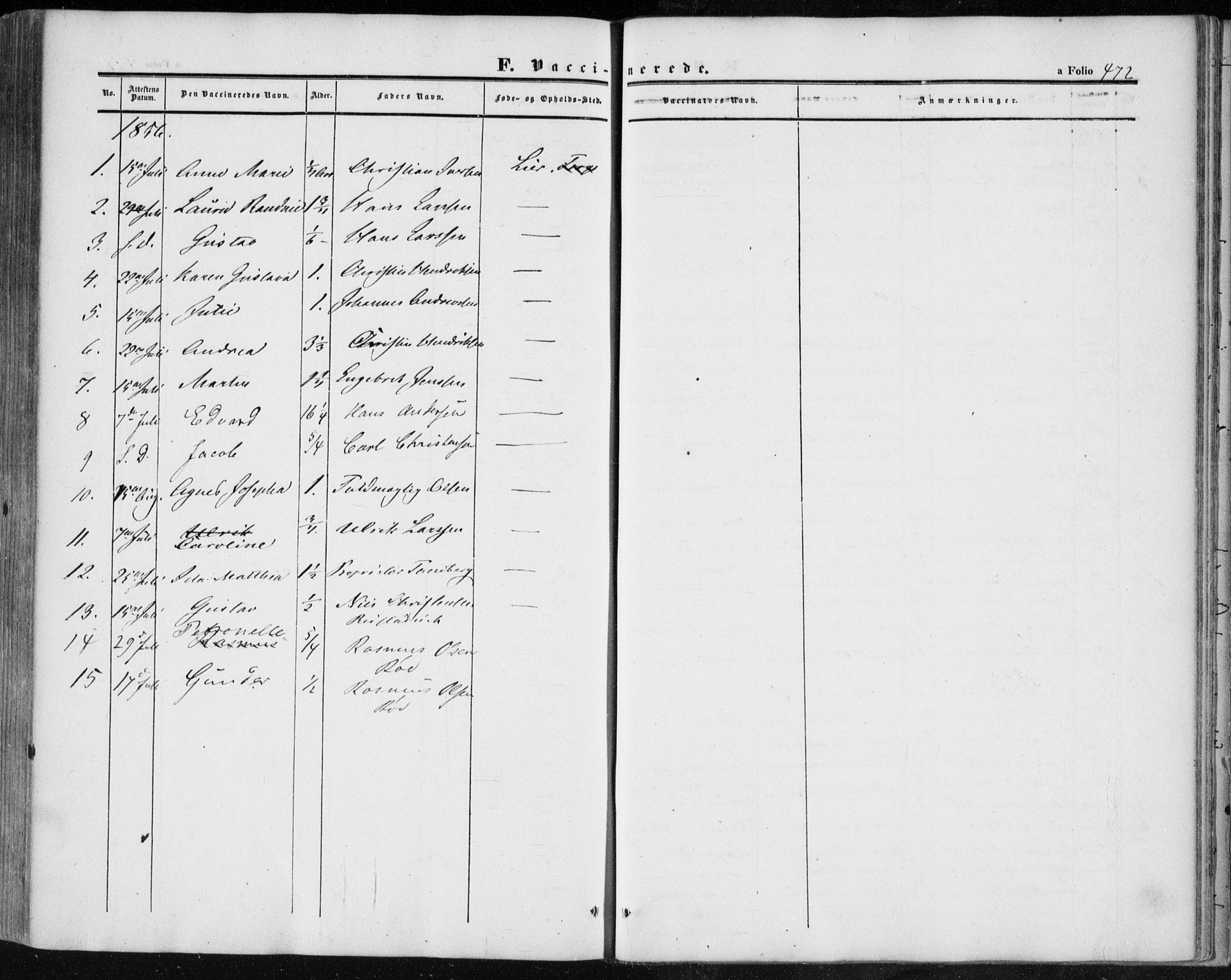 Lier kirkebøker, AV/SAKO-A-230/F/Fa/L0012: Parish register (official) no. I 12, 1854-1864, p. 472