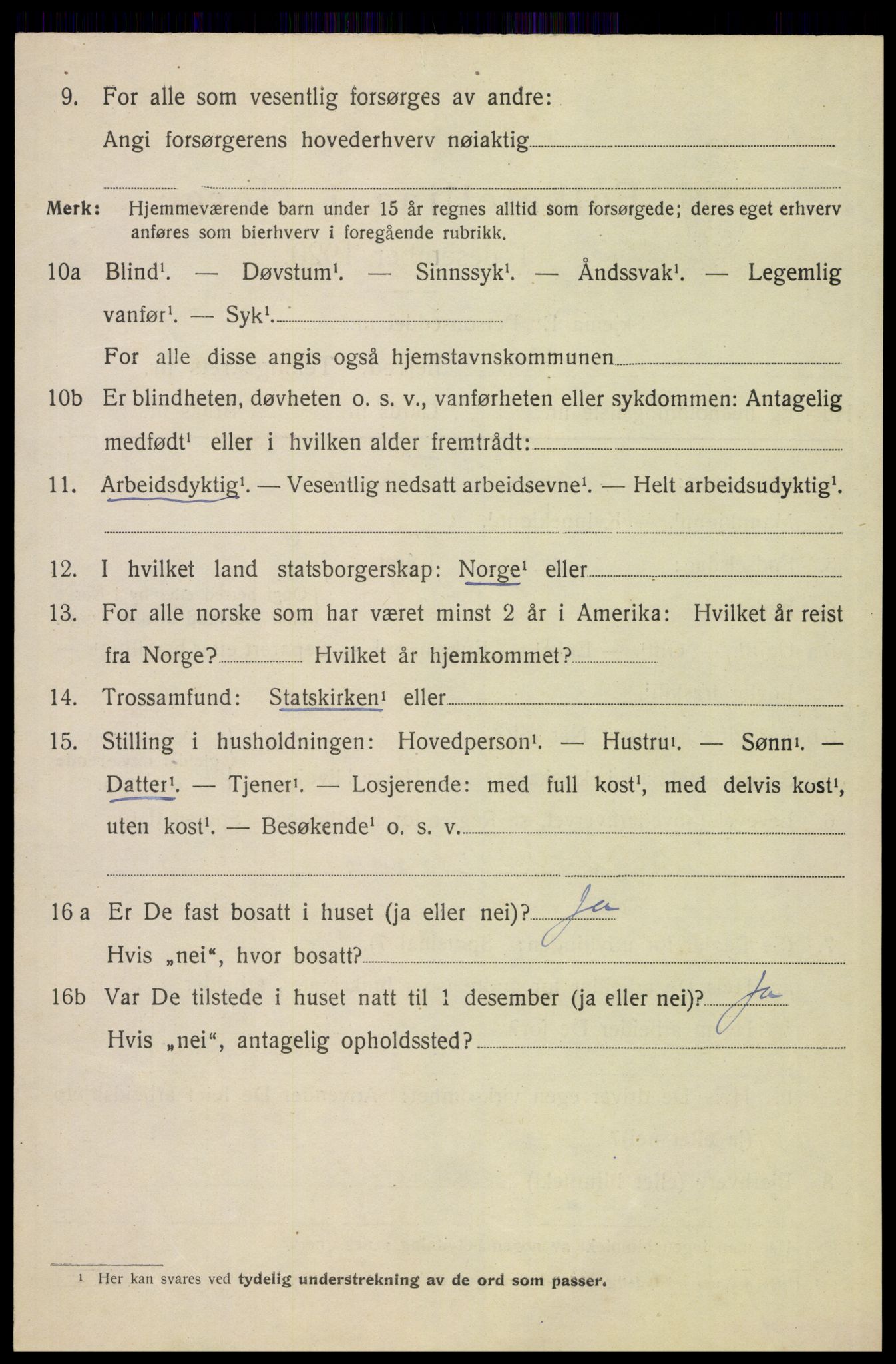 SAH, 1920 census for Hof, 1920, p. 4048