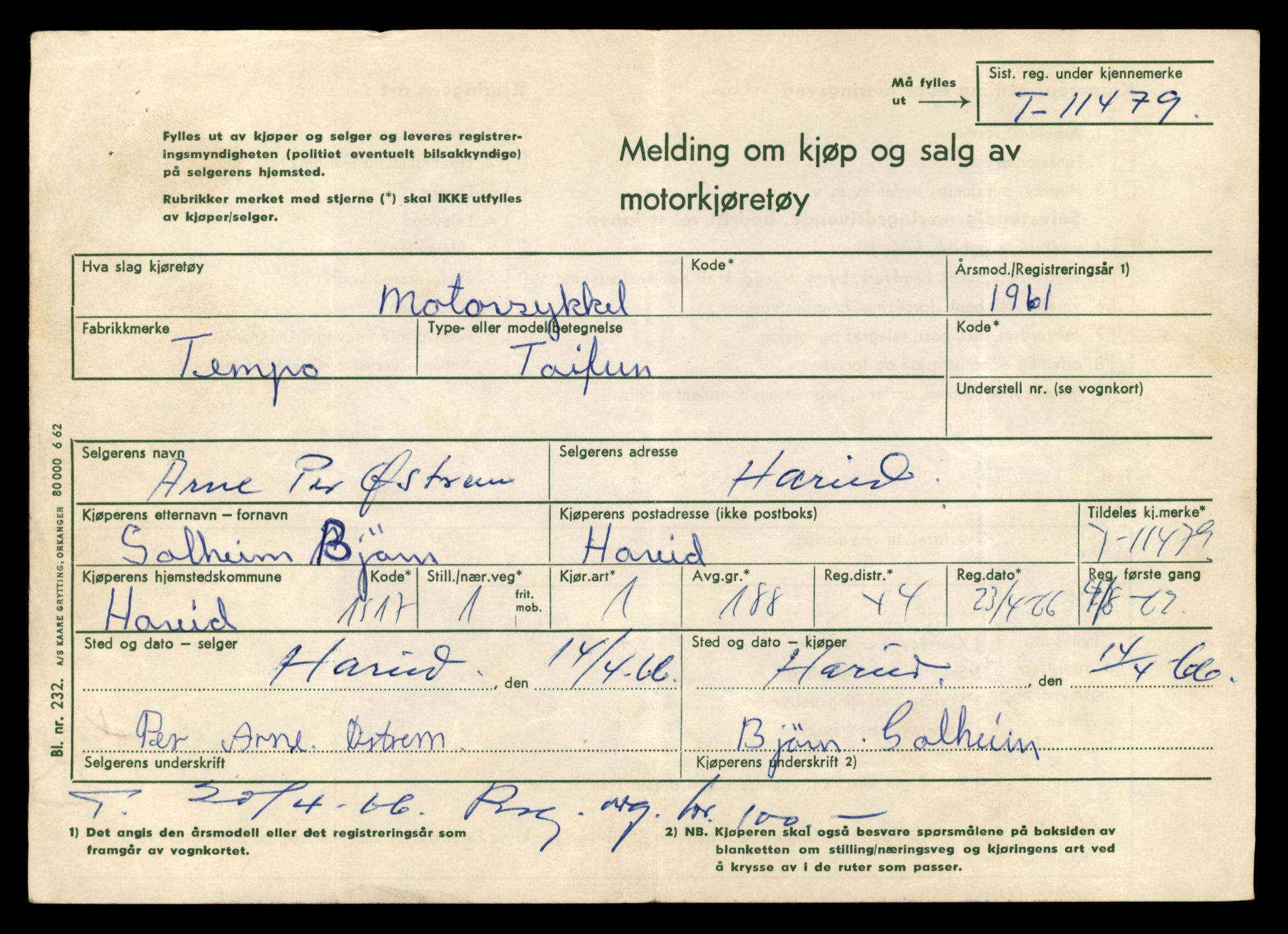 Møre og Romsdal vegkontor - Ålesund trafikkstasjon, AV/SAT-A-4099/F/Fe/L0029: Registreringskort for kjøretøy T 11430 - T 11619, 1927-1998, p. 897