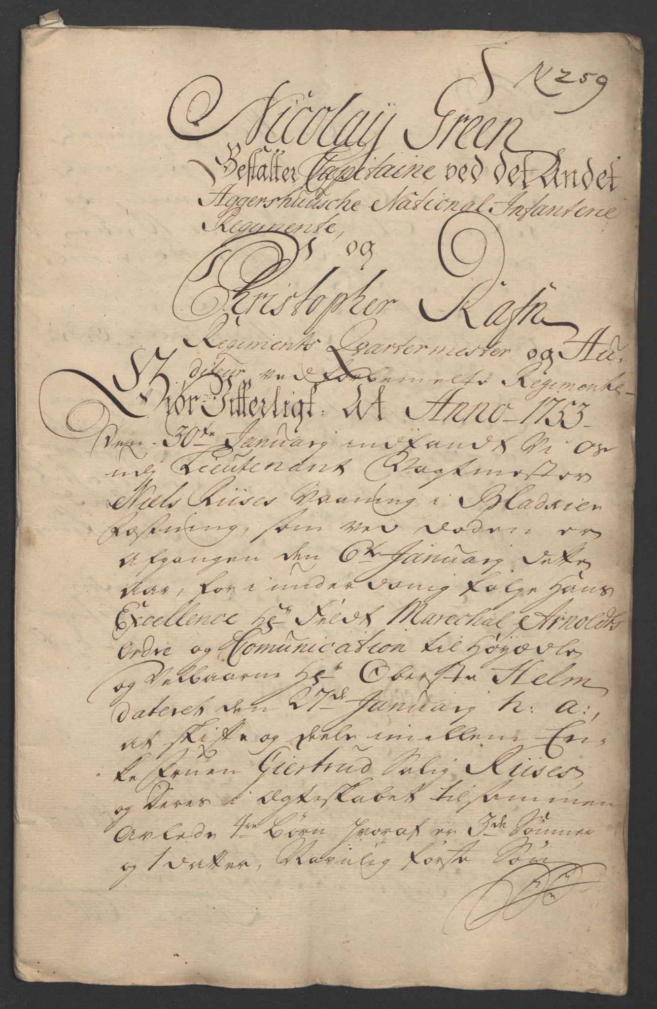 Forsvaret, Generalauditøren, AV/RA-RAFA-1772/F/Fj/Fja/L0025: --, 1732-1805, p. 4