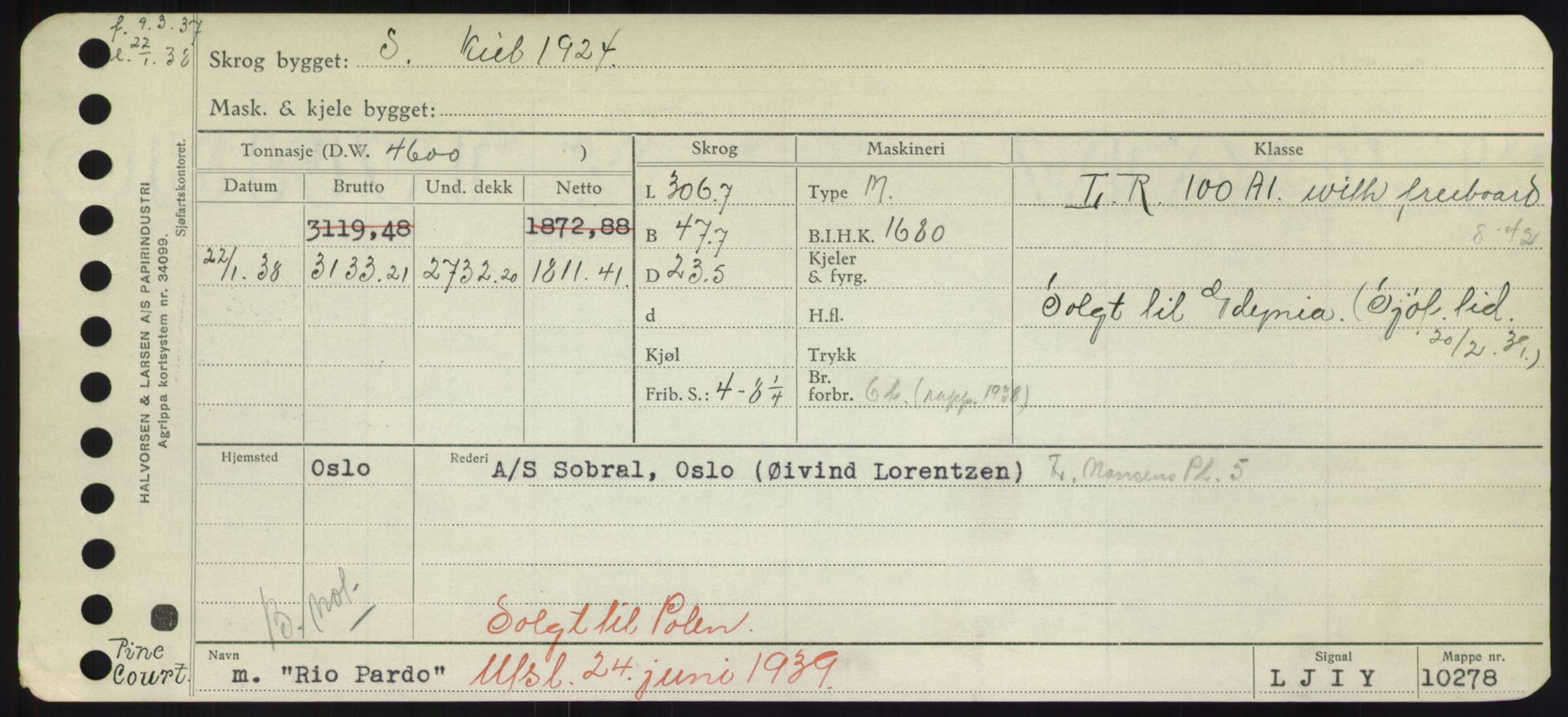 Sjøfartsdirektoratet med forløpere, Skipsmålingen, AV/RA-S-1627/H/Hd/L0030: Fartøy, Q-Riv, p. 621