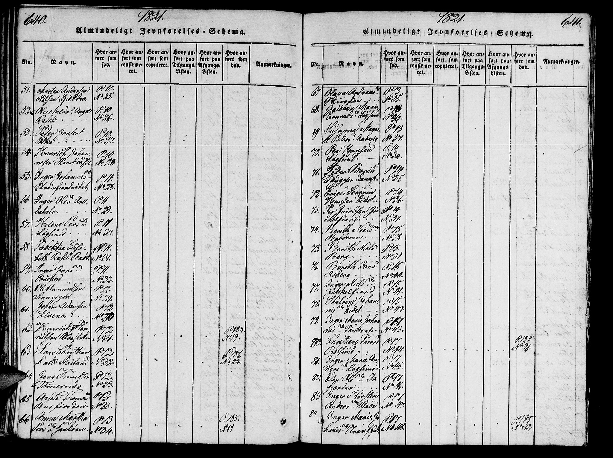 Skjervøy sokneprestkontor, AV/SATØ-S-1300/H/Ha/Haa/L0004kirke: Parish register (official) no. 4, 1820-1838, p. 640-641