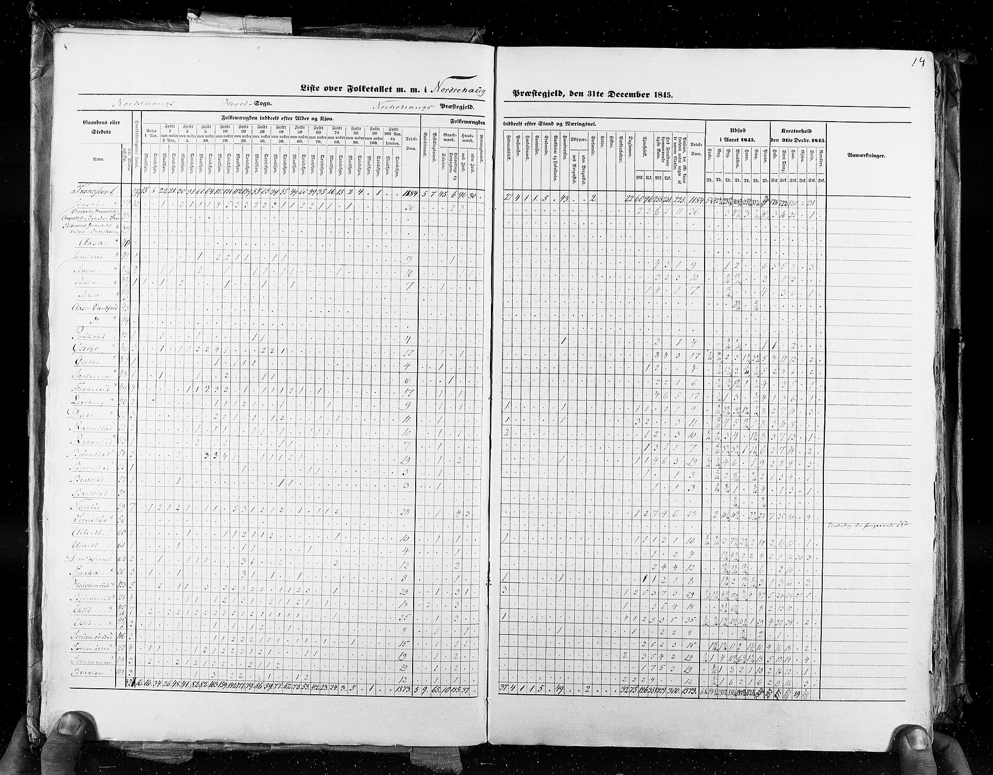 RA, Census 1845, vol. 4: Buskerud amt og Jarlsberg og Larvik amt, 1845, p. 14