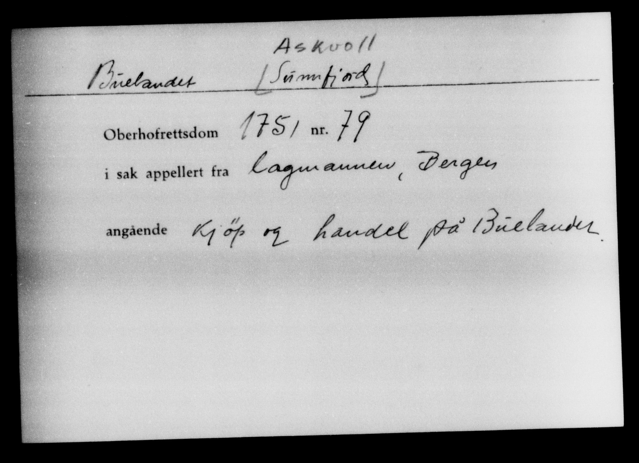 Overhoffretten 1667-1797, AV/RA-EA-2884, 1705