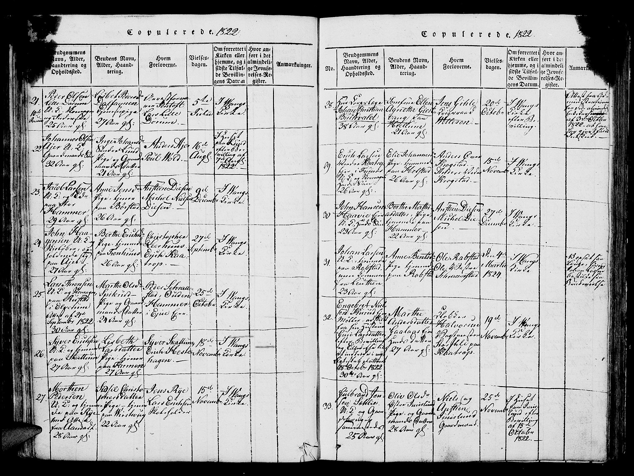 Vang prestekontor, Hedmark, AV/SAH-PREST-008/H/Ha/Hab/L0004: Parish register (copy) no. 4, 1813-1827, p. 459-460