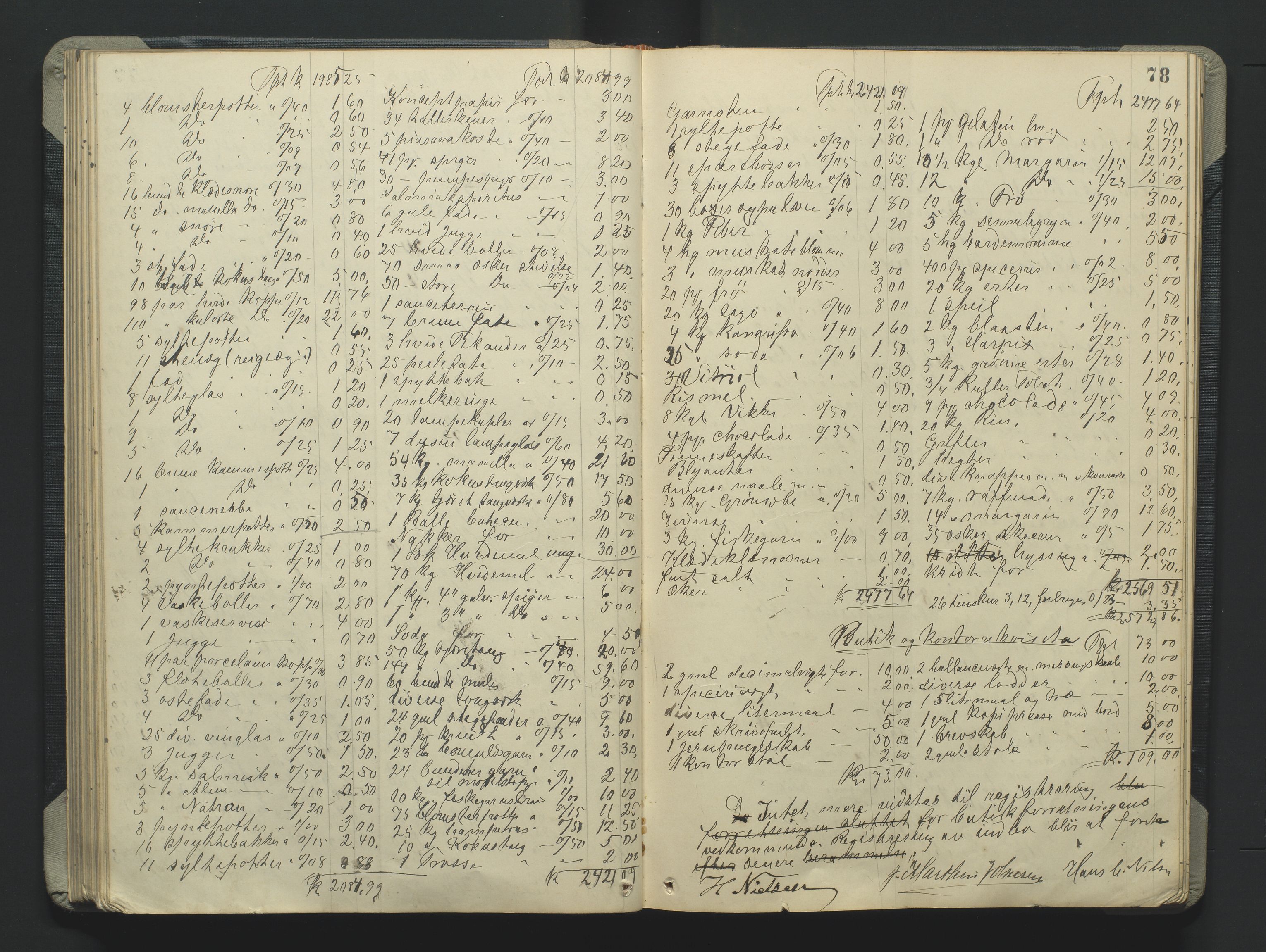 Grimstad byfogd, AV/SAK-1222-0003/H/Hc/L0009: Skifteprotokoll nr. 9, 1908-1918, p. 78