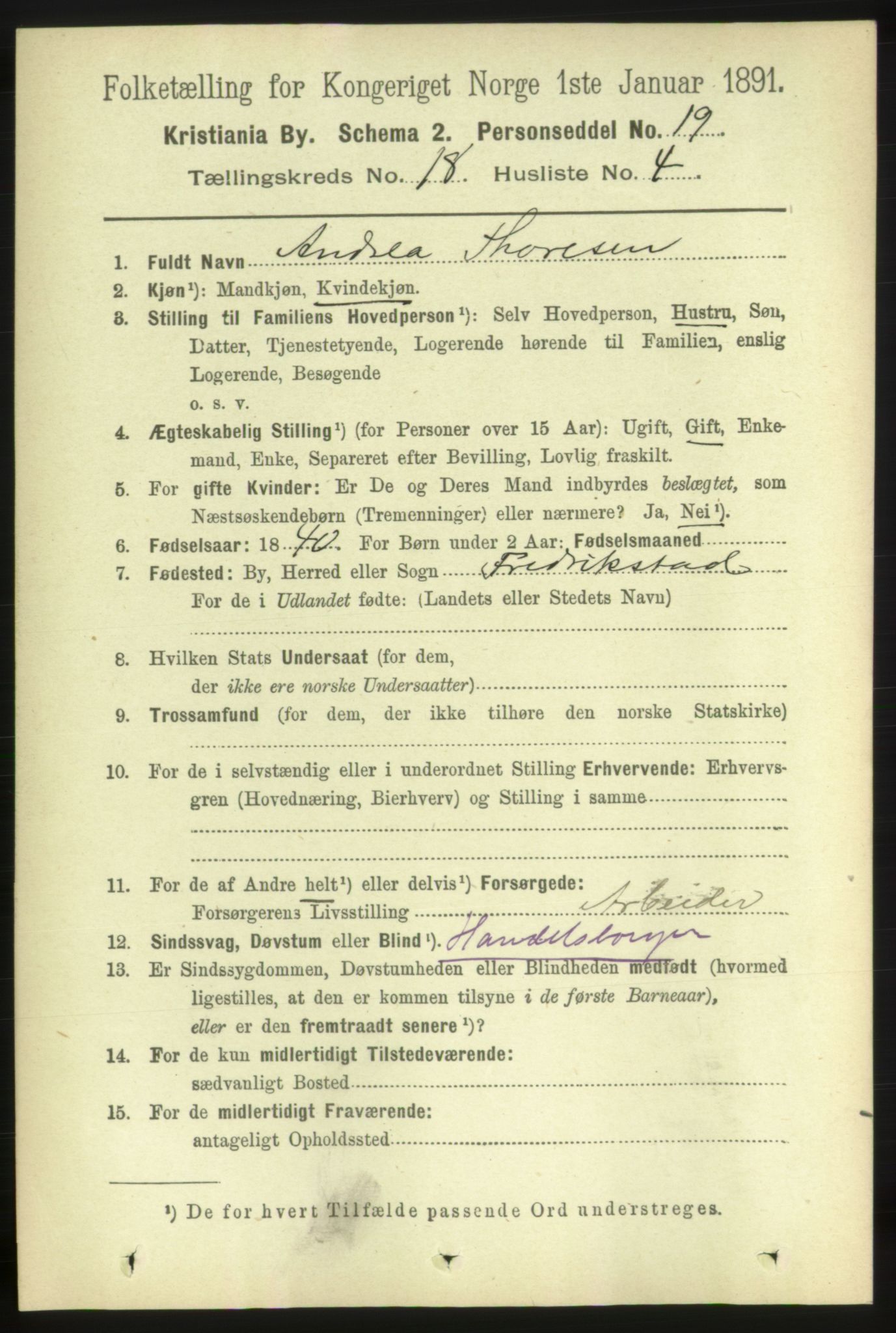 RA, 1891 census for 0301 Kristiania, 1891, p. 9043