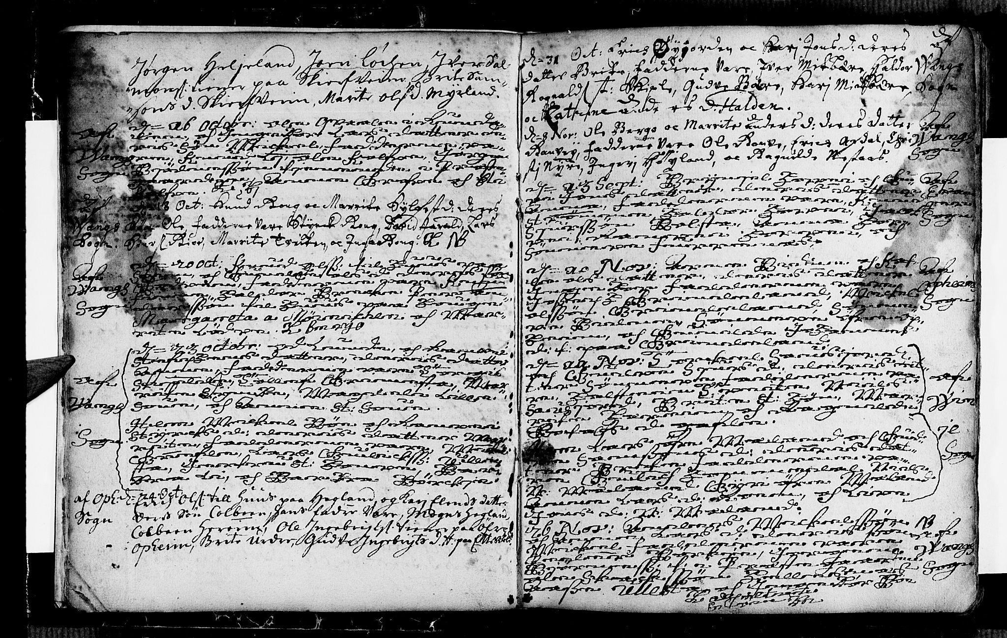 Voss sokneprestembete, AV/SAB-A-79001/H/Haa: Parish register (official) no. A 1, 1711-1721