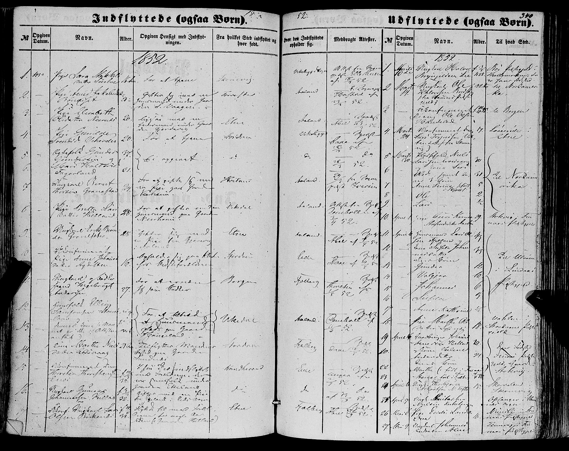 Fjelberg sokneprestembete, SAB/A-75201/H/Haa: Parish register (official) no. A 7, 1851-1867, p. 340