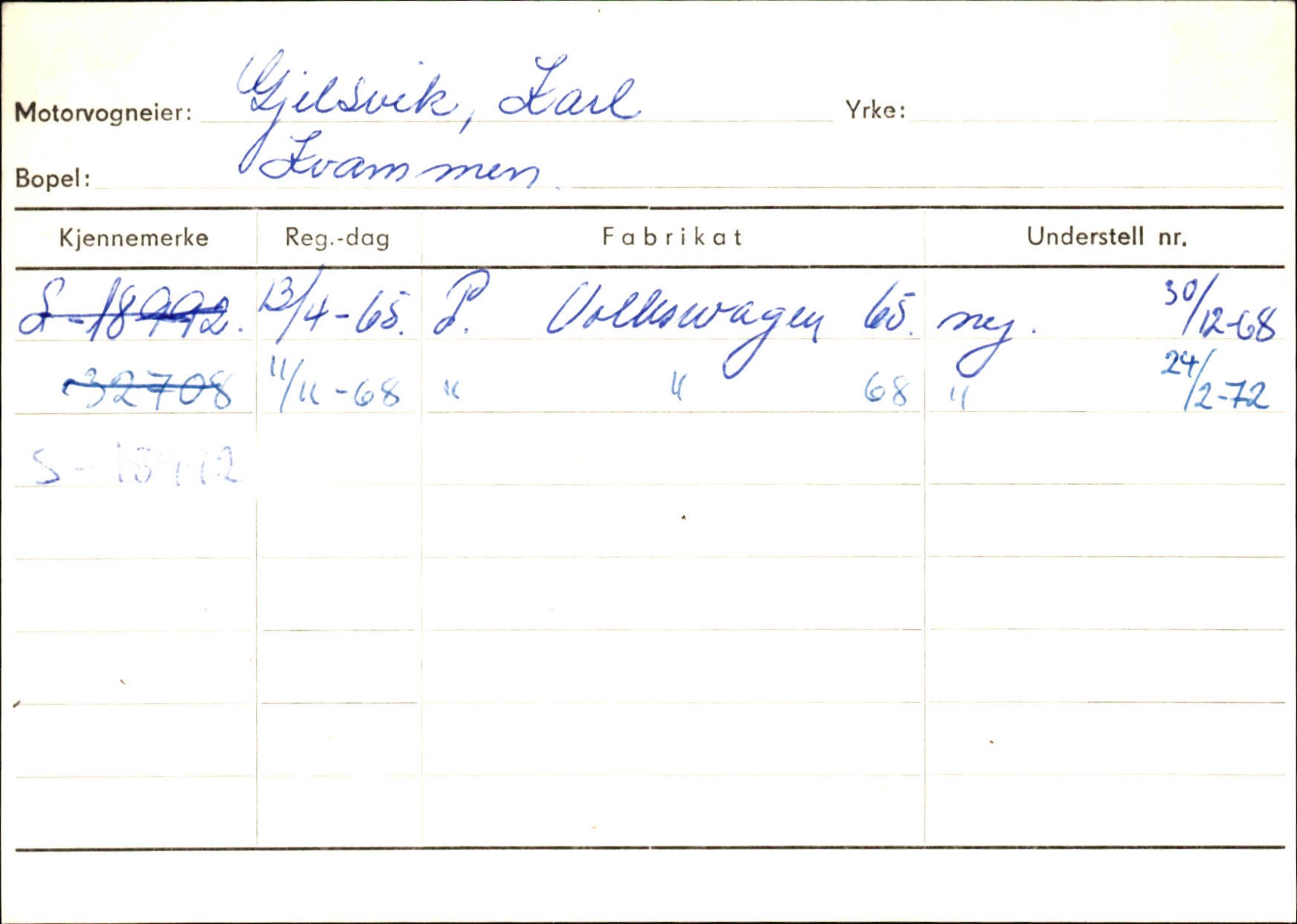 Statens vegvesen, Sogn og Fjordane vegkontor, SAB/A-5301/4/F/L0132: Eigarregister Askvoll A-Å. Balestrand A-Å, 1945-1975, p. 373