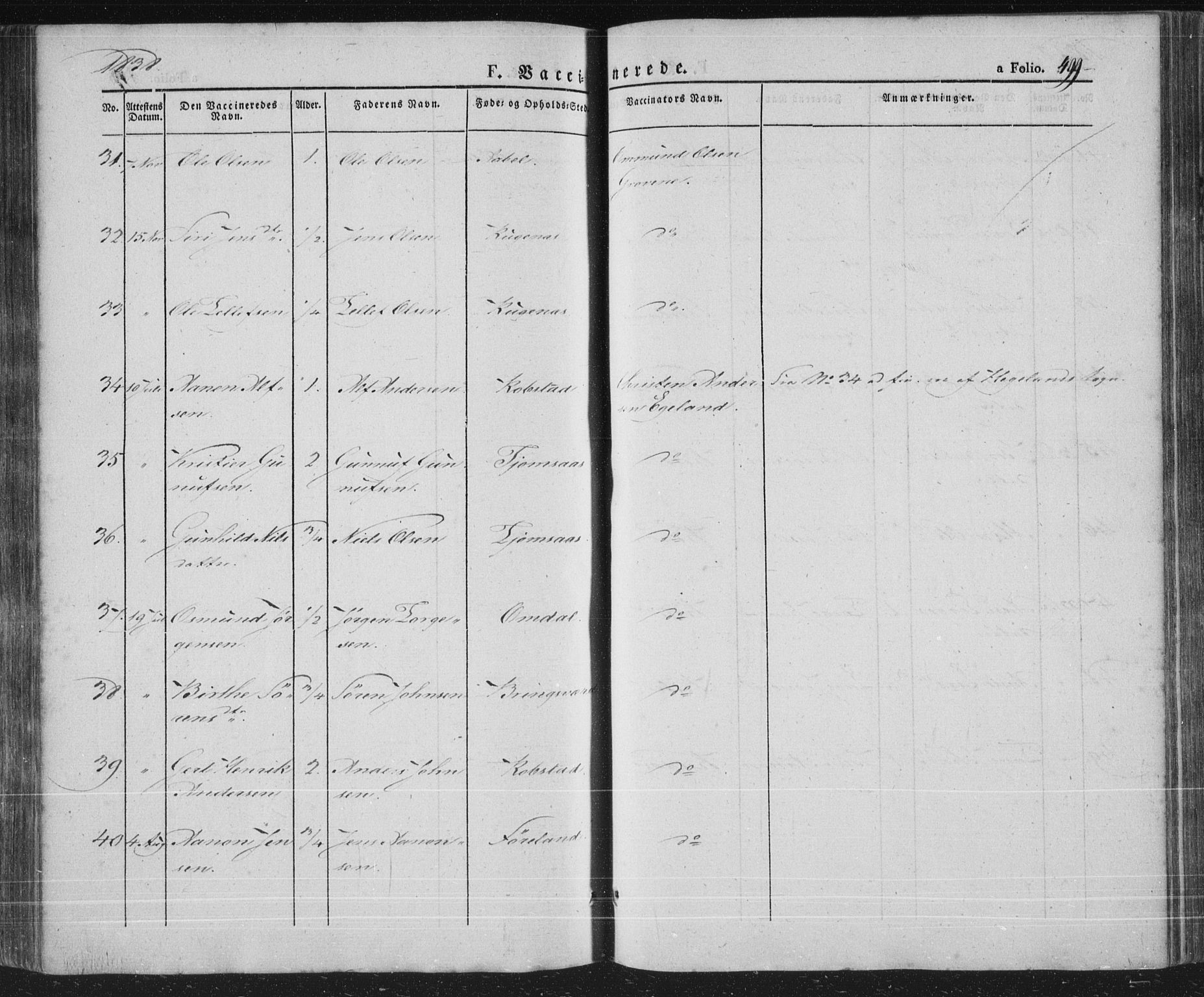 Vennesla sokneprestkontor, AV/SAK-1111-0045/Fa/Fac/L0004: Parish register (official) no. A 4, 1834-1855, p. 499