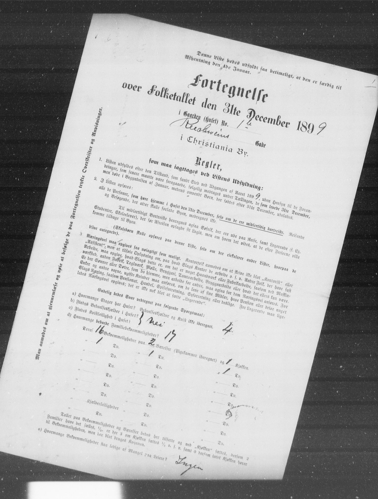 OBA, Municipal Census 1899 for Kristiania, 1899, p. 10775