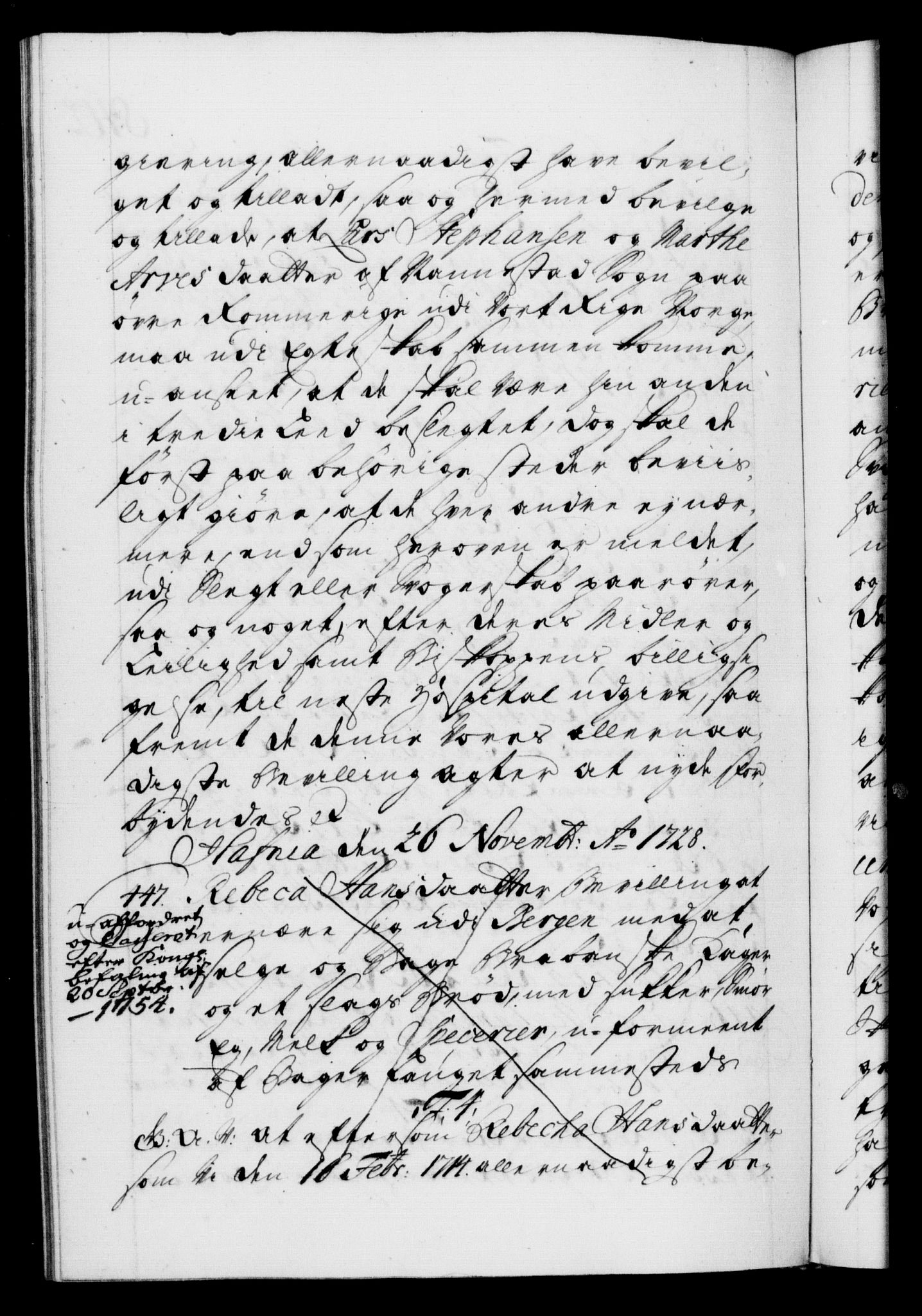 Danske Kanselli 1572-1799, RA/EA-3023/F/Fc/Fca/Fcaa/L0025: Norske registre, 1726-1728, p. 810b