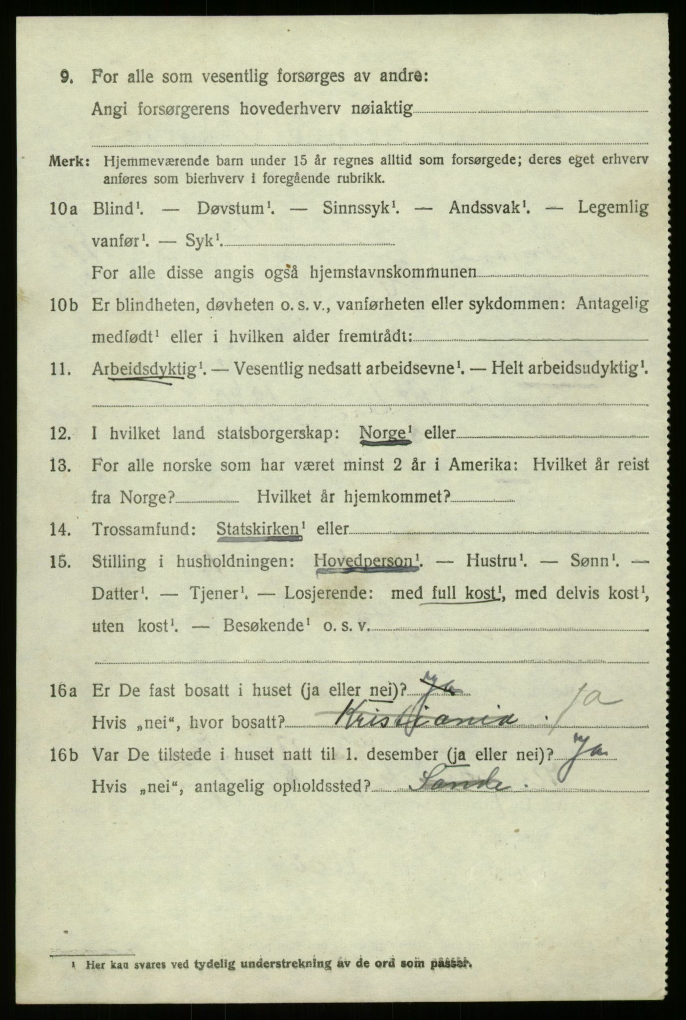 SAB, 1920 census for Bremanger, 1920, p. 5819