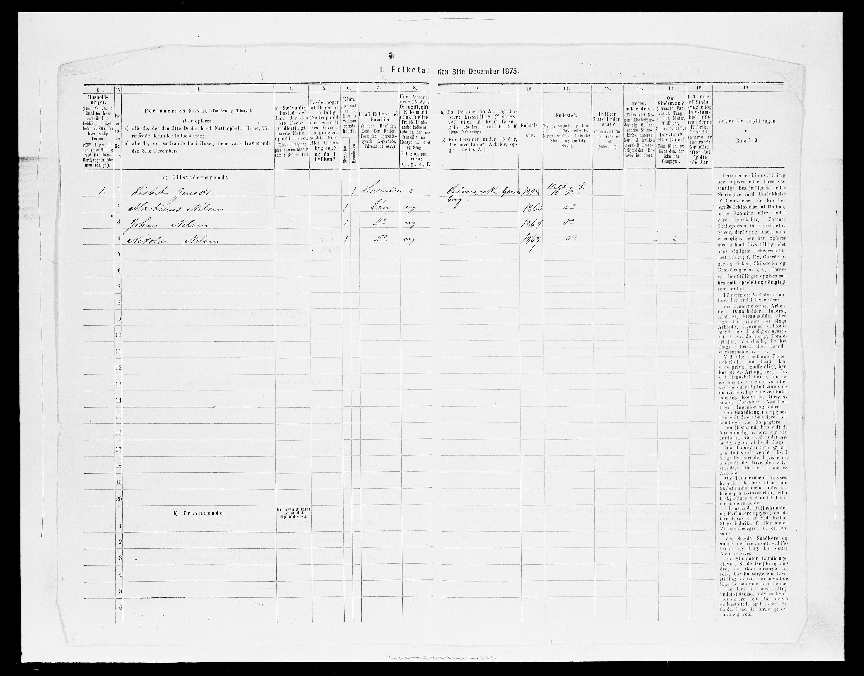 SAH, 1875 census for 0412P Ringsaker, 1875, p. 2161