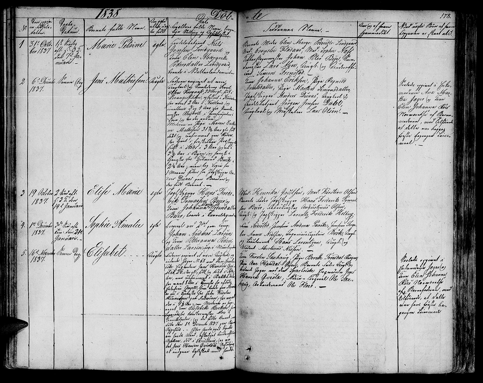 Ministerialprotokoller, klokkerbøker og fødselsregistre - Sør-Trøndelag, SAT/A-1456/602/L0108: Parish register (official) no. 602A06, 1821-1839, p. 178