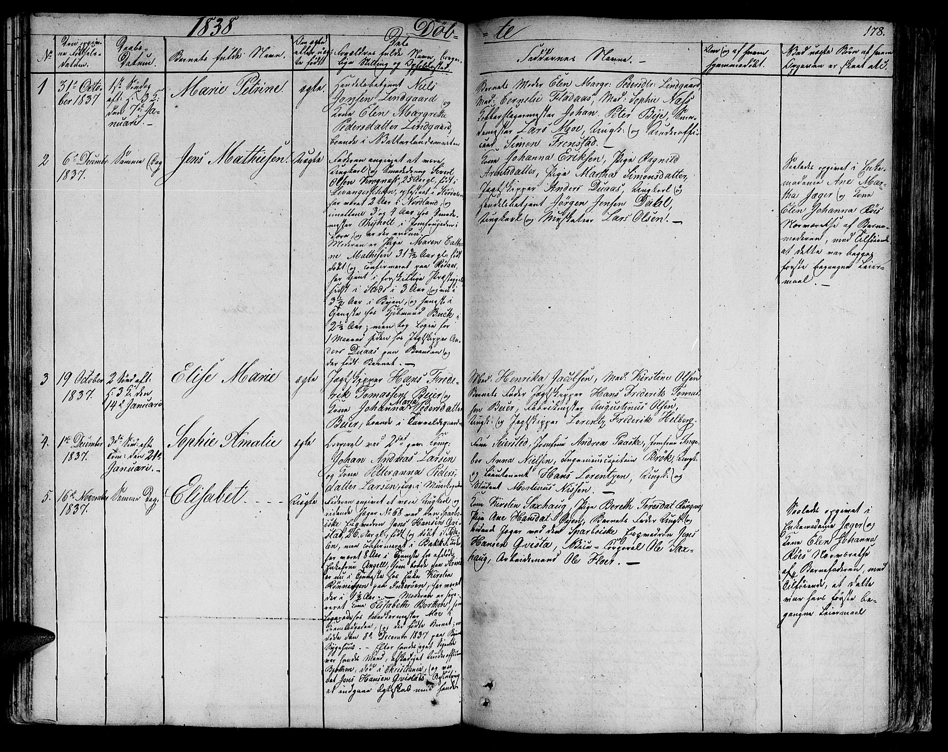Ministerialprotokoller, klokkerbøker og fødselsregistre - Sør-Trøndelag, AV/SAT-A-1456/602/L0108: Parish register (official) no. 602A06, 1821-1839, p. 178