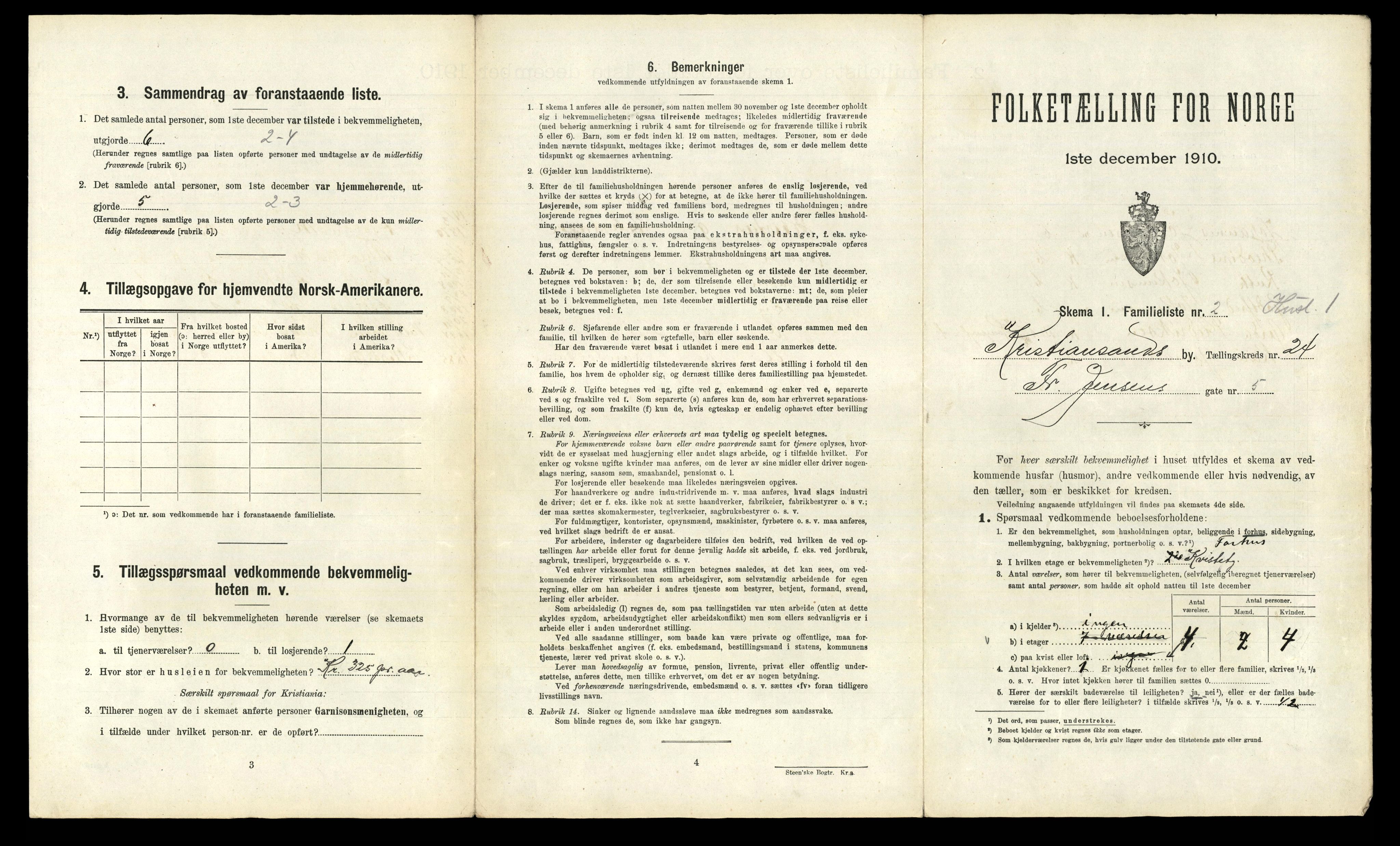 RA, 1910 census for Kristiansand, 1910, p. 6150