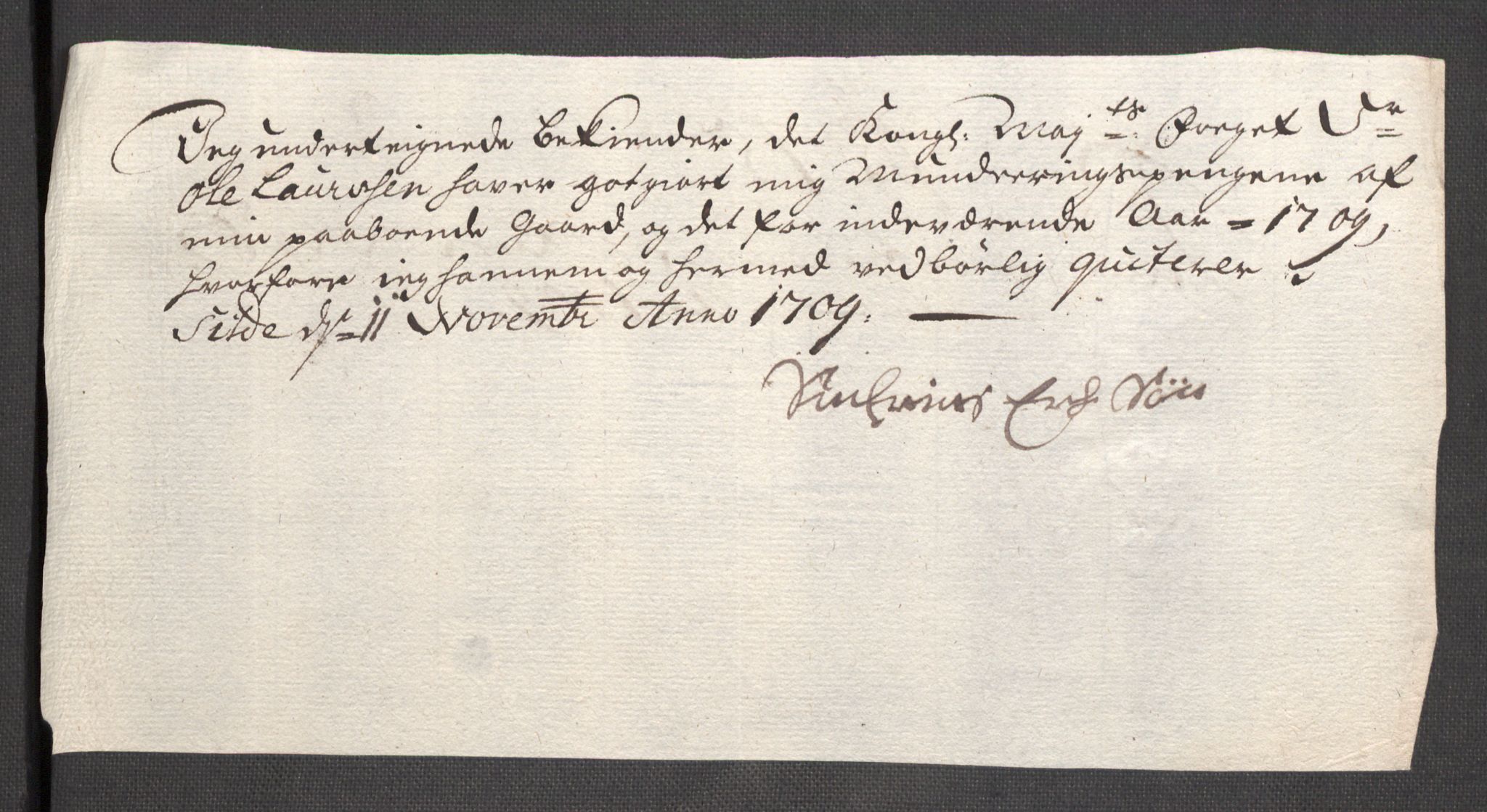 Rentekammeret inntil 1814, Reviderte regnskaper, Fogderegnskap, RA/EA-4092/R48/L2986: Fogderegnskap Sunnhordland og Hardanger, 1709-1710, p. 309