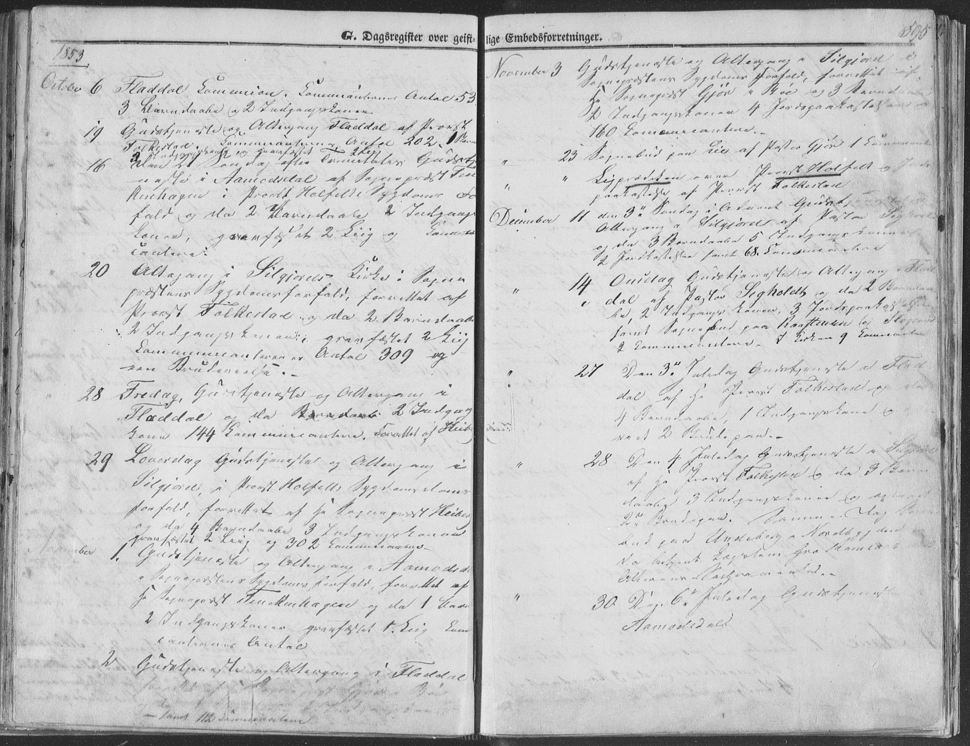 Seljord kirkebøker, AV/SAKO-A-20/F/Fa/L012b: Parish register (official) no. I 12B, 1850-1865, p. 595