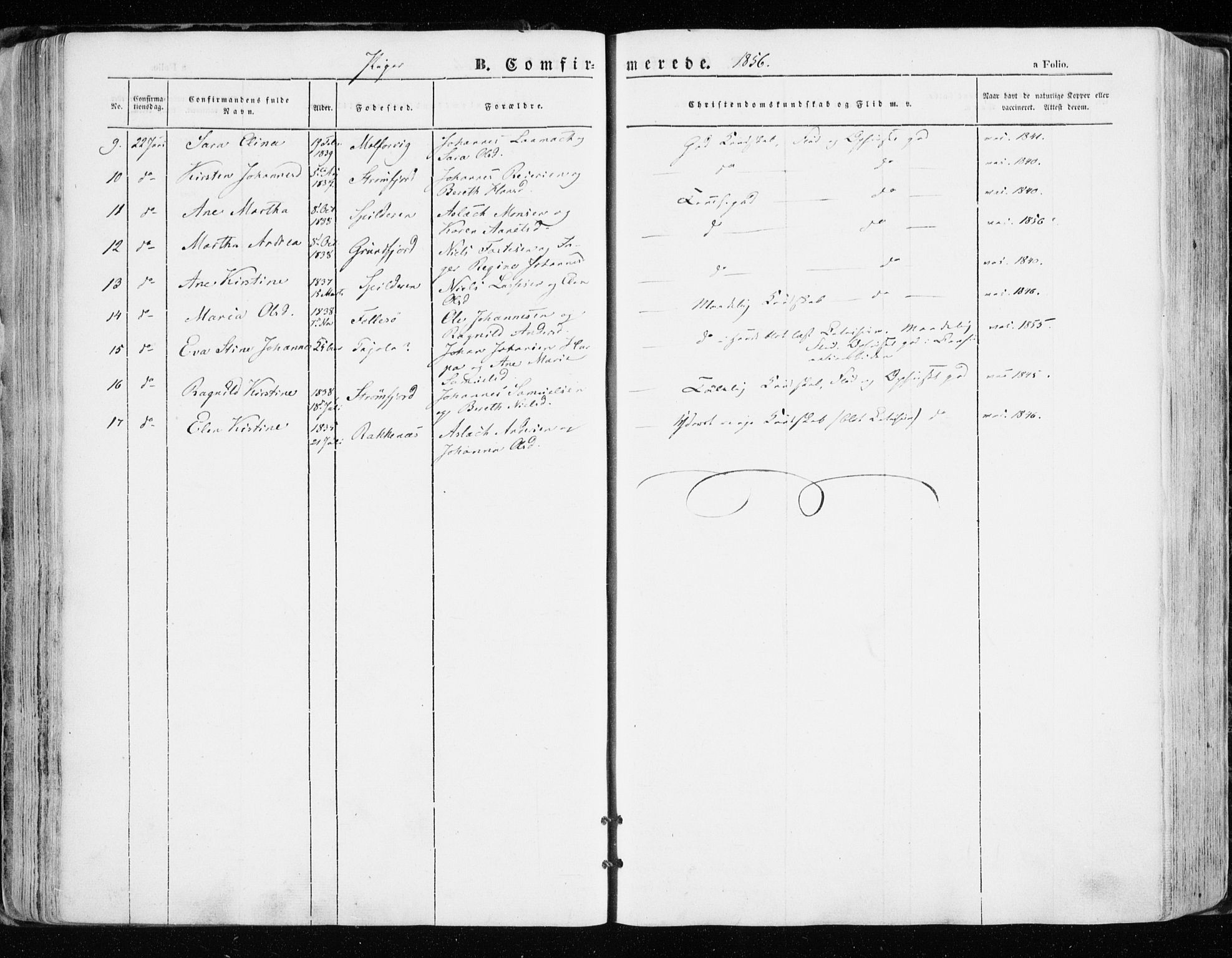 Skjervøy sokneprestkontor, AV/SATØ-S-1300/H/Ha/Haa/L0006kirke: Parish register (official) no. 6, 1848-1859