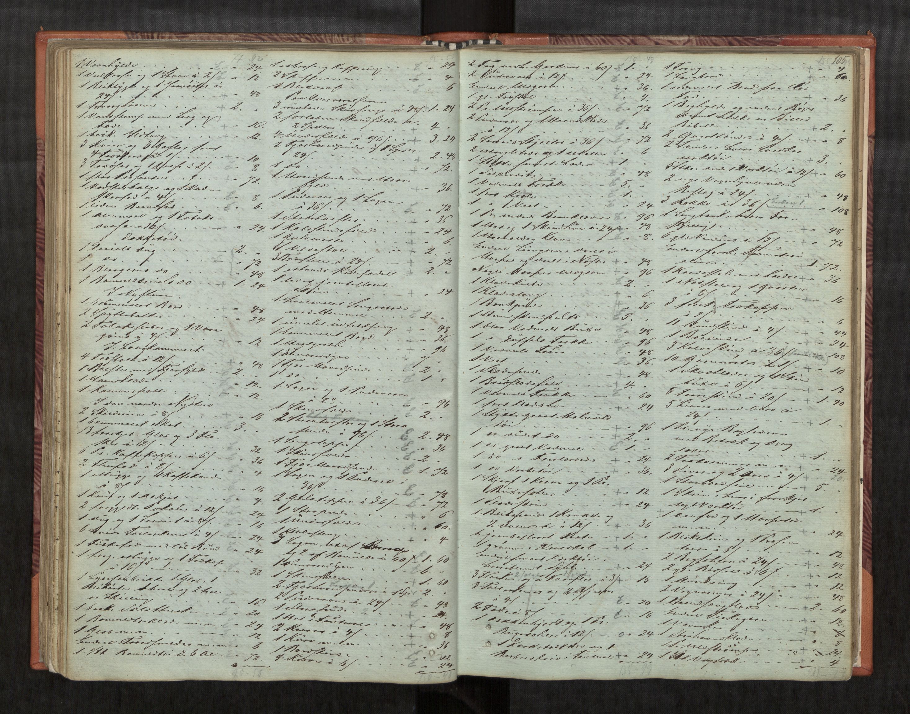 Strinda og Selbu sorenskriveri, AV/SAT-A-0015/3/3C/L0002: Skifteregistreringsprot.  for Strinda tinglag, 1853-1880, p. 105