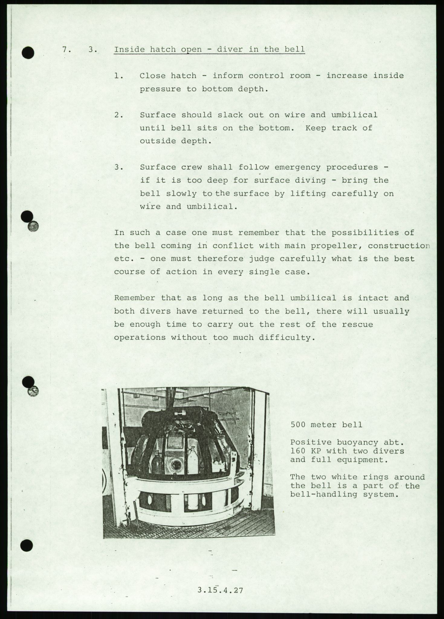 Justisdepartementet, Granskningskommisjonen ved Alexander Kielland-ulykken 27.3.1980, AV/RA-S-1165/D/L0016: O Beredskapsplaner (Doku.liste + O1-O3 av 3), 1980-1981, p. 237