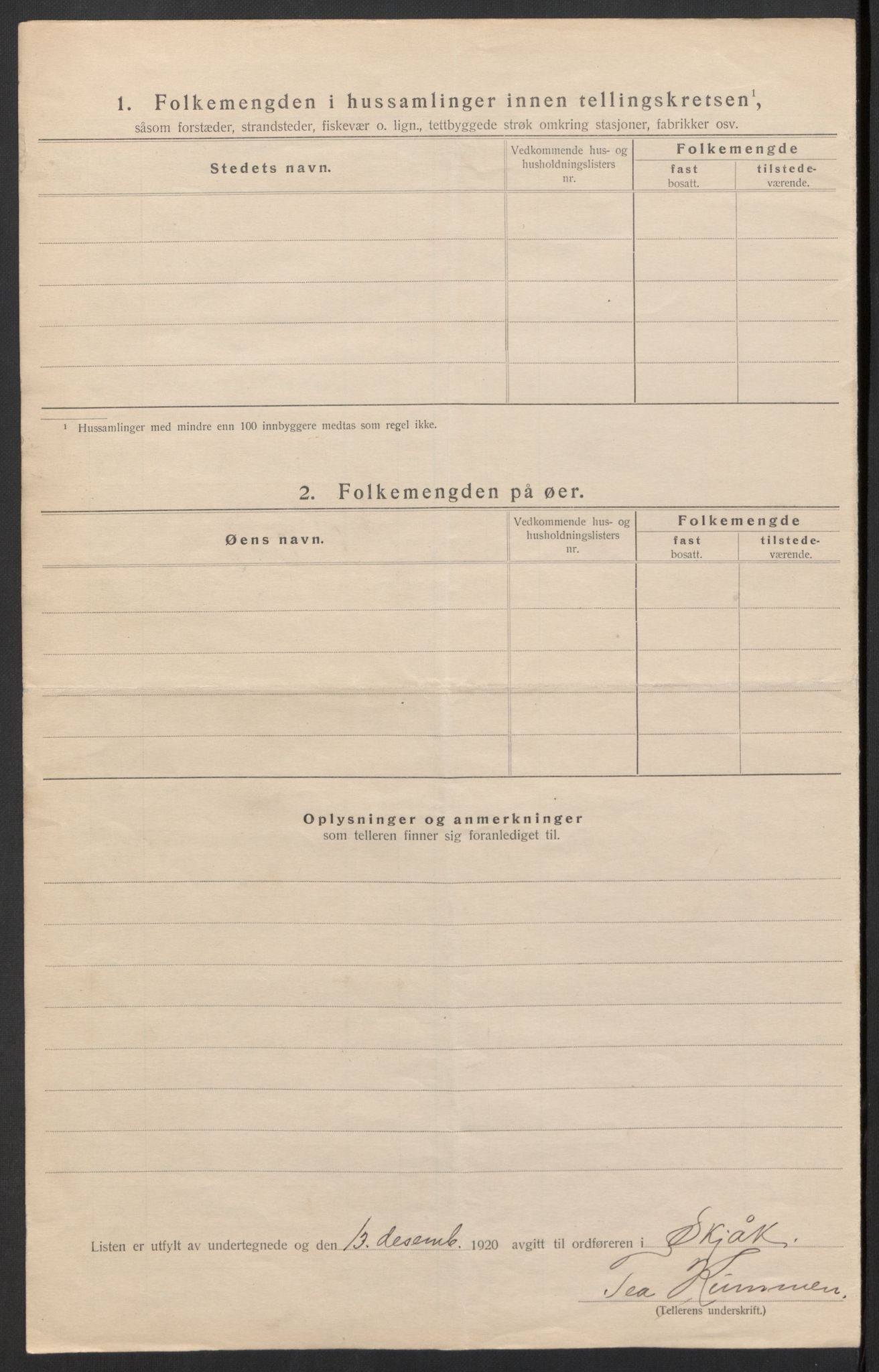 SAH, 1920 census for Skjåk, 1920, p. 23