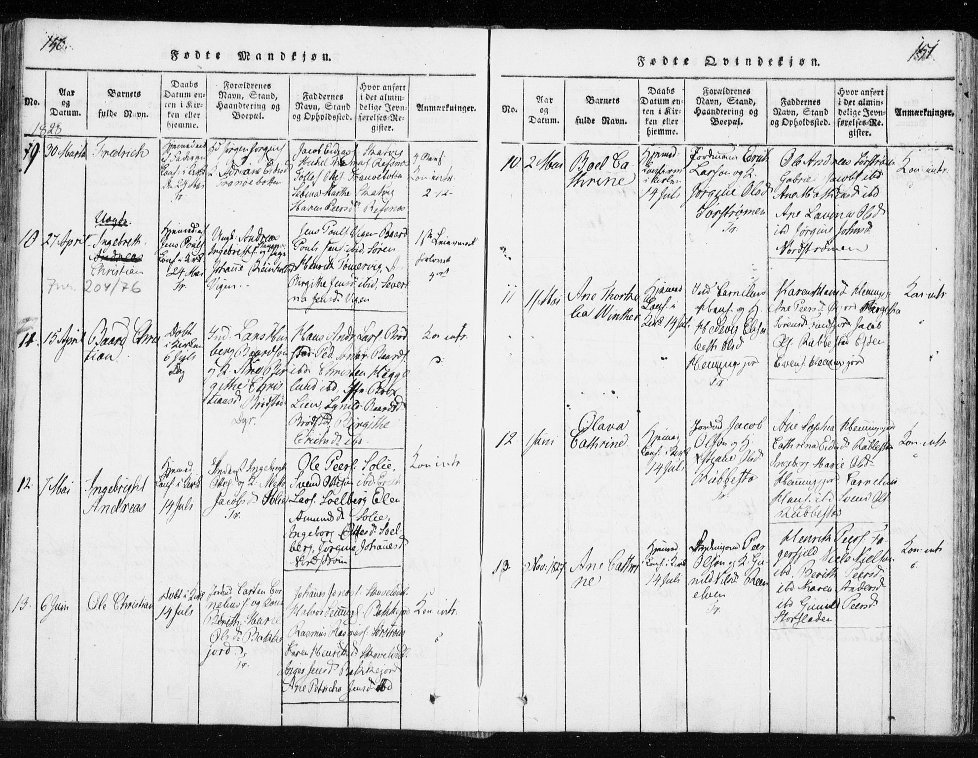 Tranøy sokneprestkontor, AV/SATØ-S-1313/I/Ia/Iaa/L0004kirke: Parish register (official) no. 4, 1820-1829, p. 150-151