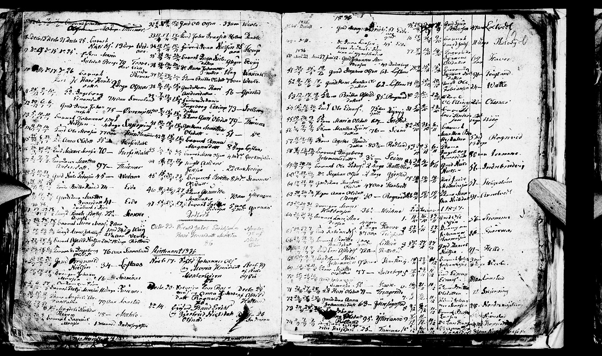 Haus sokneprestembete, SAB/A-75601/H/Hab: Parish register (copy) no. A 1, 1830-1855, p. 120