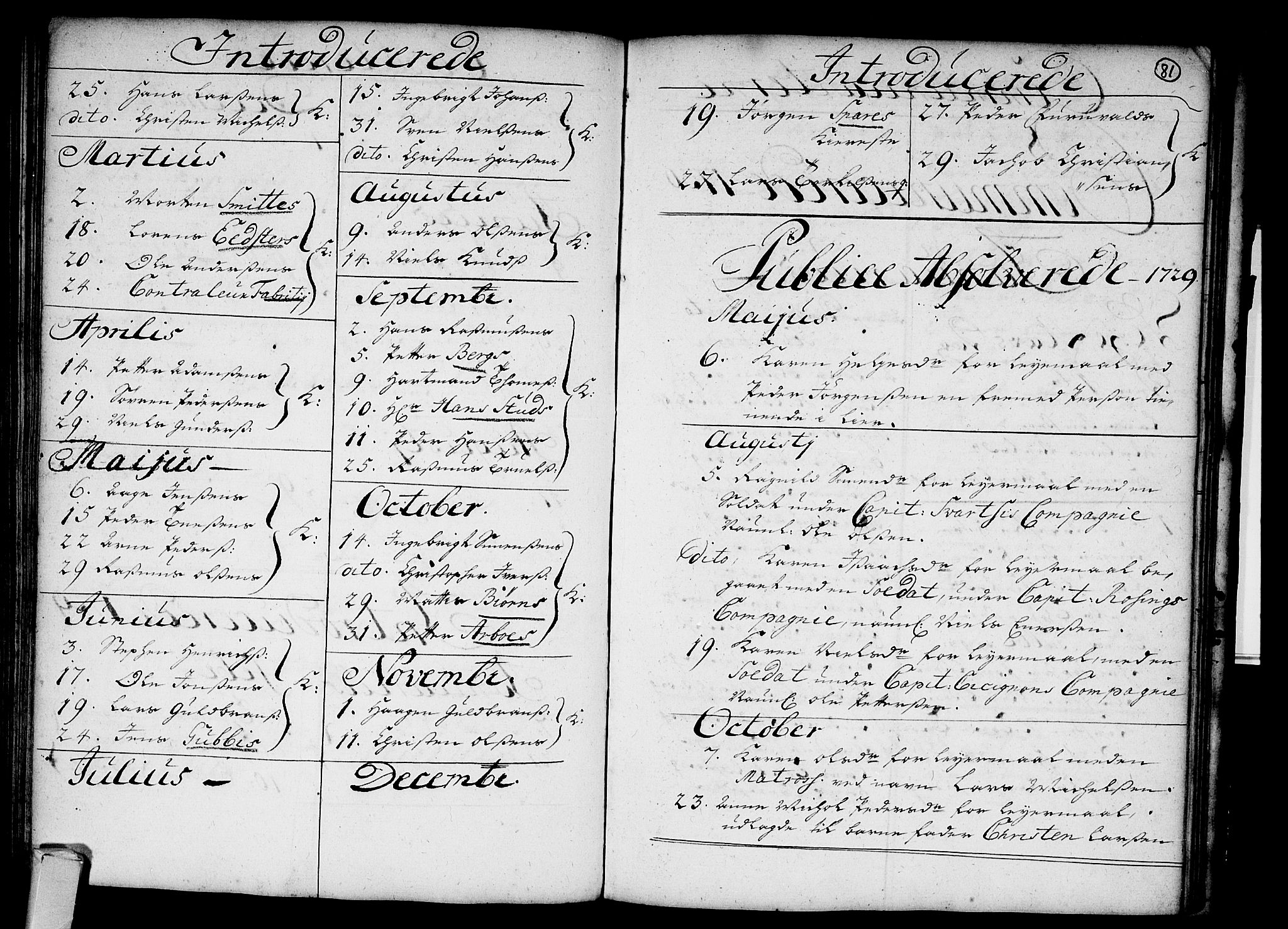 Strømsø kirkebøker, SAKO/A-246/F/Fa/L0003: Parish register (official) no. I 3, 1727-1731, p. 81