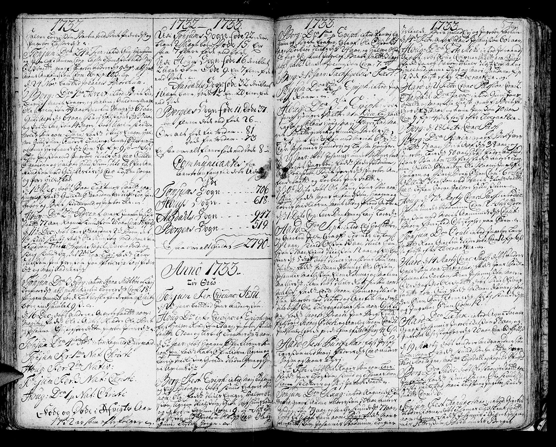 Lærdal sokneprestembete, SAB/A-81201: Parish register (official) no. A 1, 1711-1752, p. 56