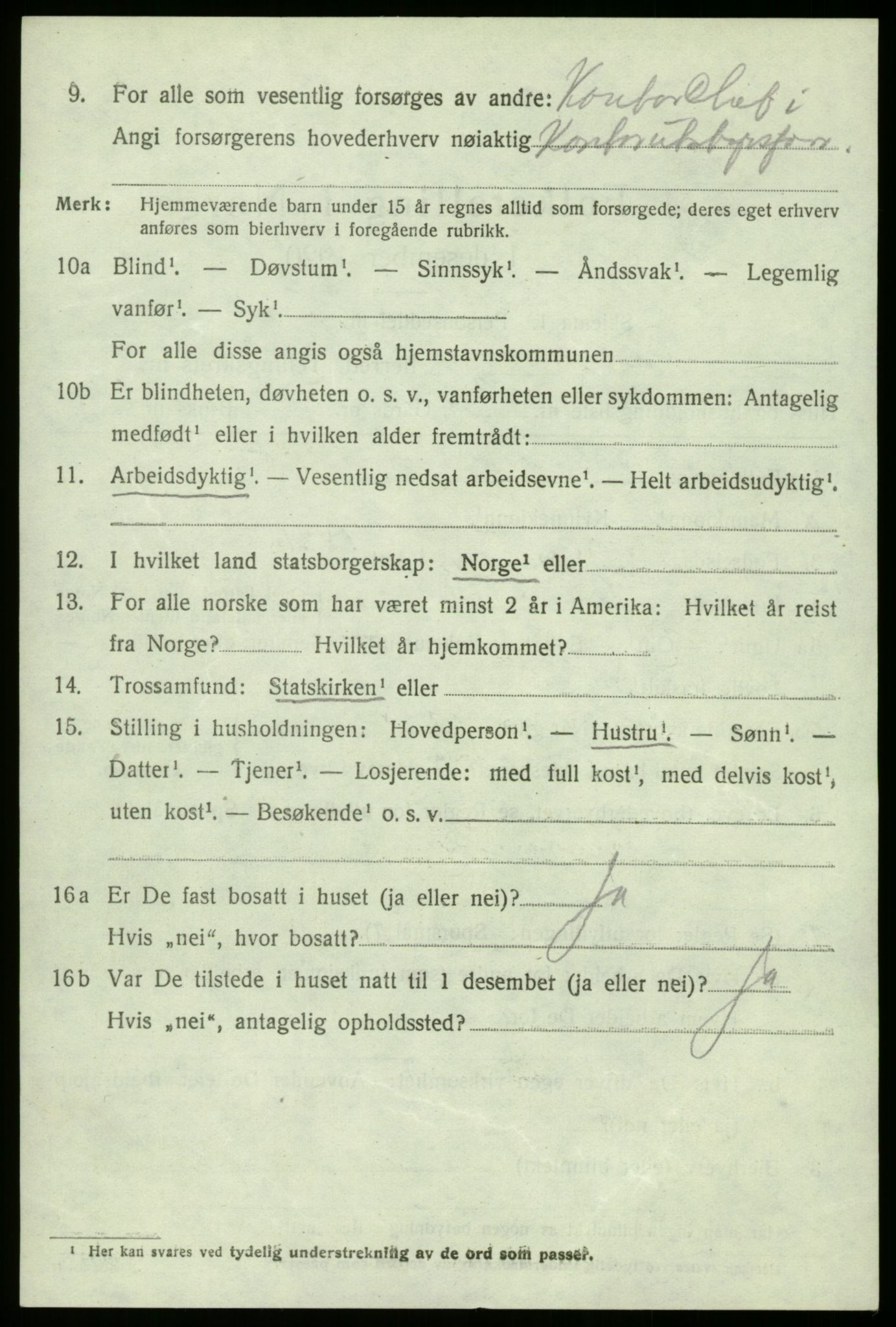 SAB, 1920 census for Fana, 1920, p. 13878