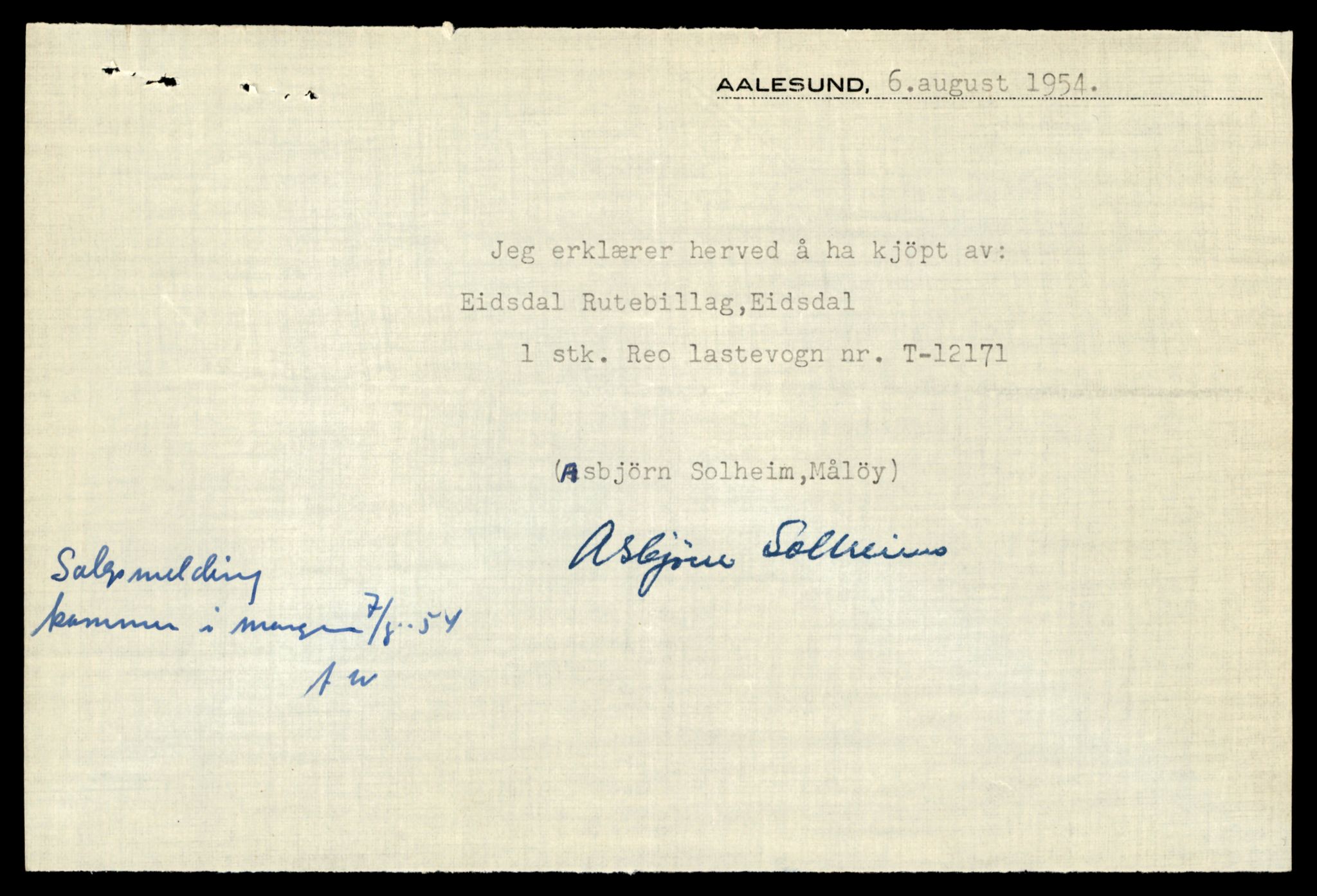 Møre og Romsdal vegkontor - Ålesund trafikkstasjon, AV/SAT-A-4099/F/Fe/L0033: Registreringskort for kjøretøy T 12151 - T 12474, 1927-1998, p. 505