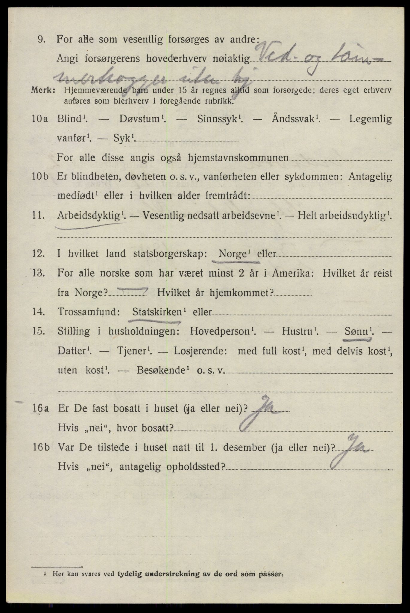 SAO, 1920 census for Eidsvoll, 1920, p. 7090