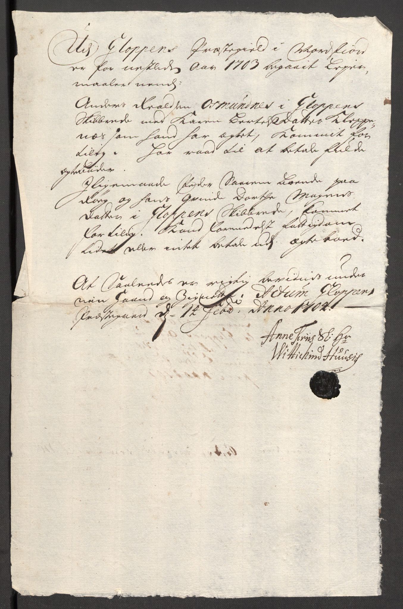 Rentekammeret inntil 1814, Reviderte regnskaper, Fogderegnskap, AV/RA-EA-4092/R53/L3427: Fogderegnskap Sunn- og Nordfjord, 1703, p. 242